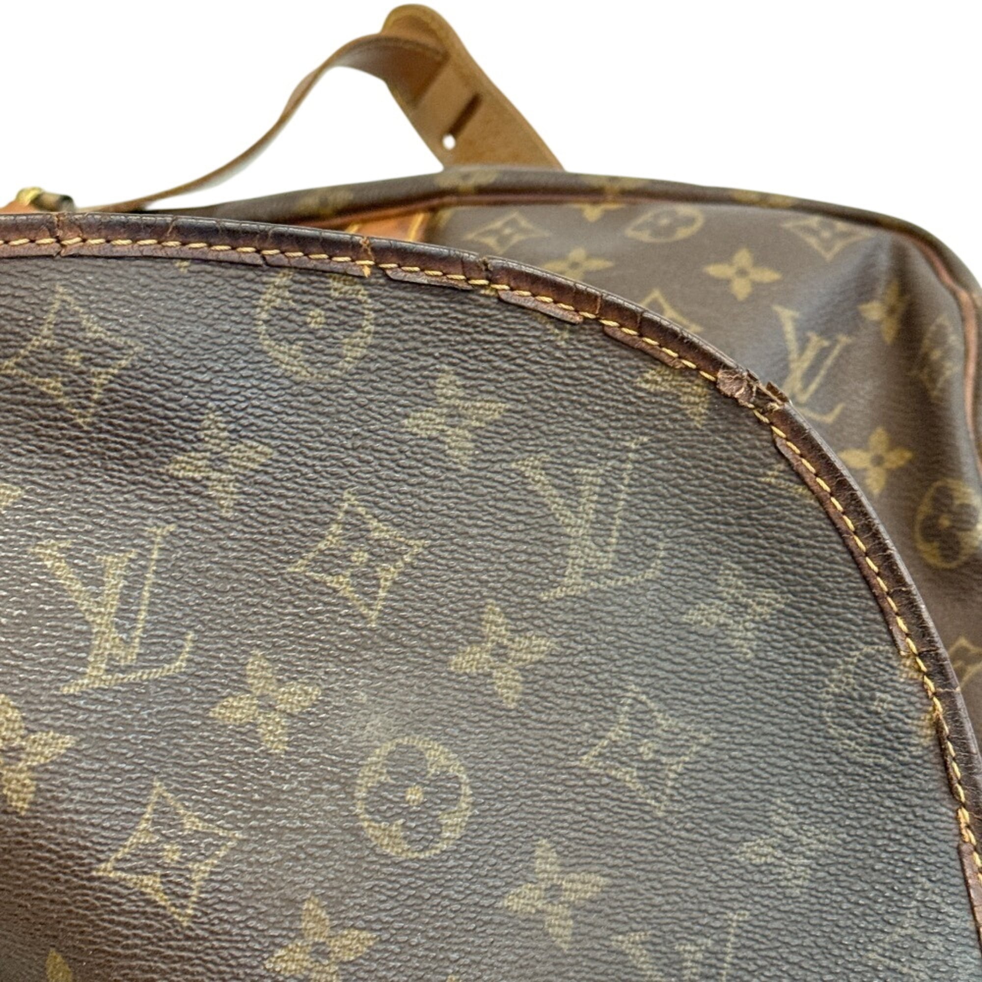 Louis Vuitton Brown Monogram Leather Shoulder Bag (Pre-Owned)