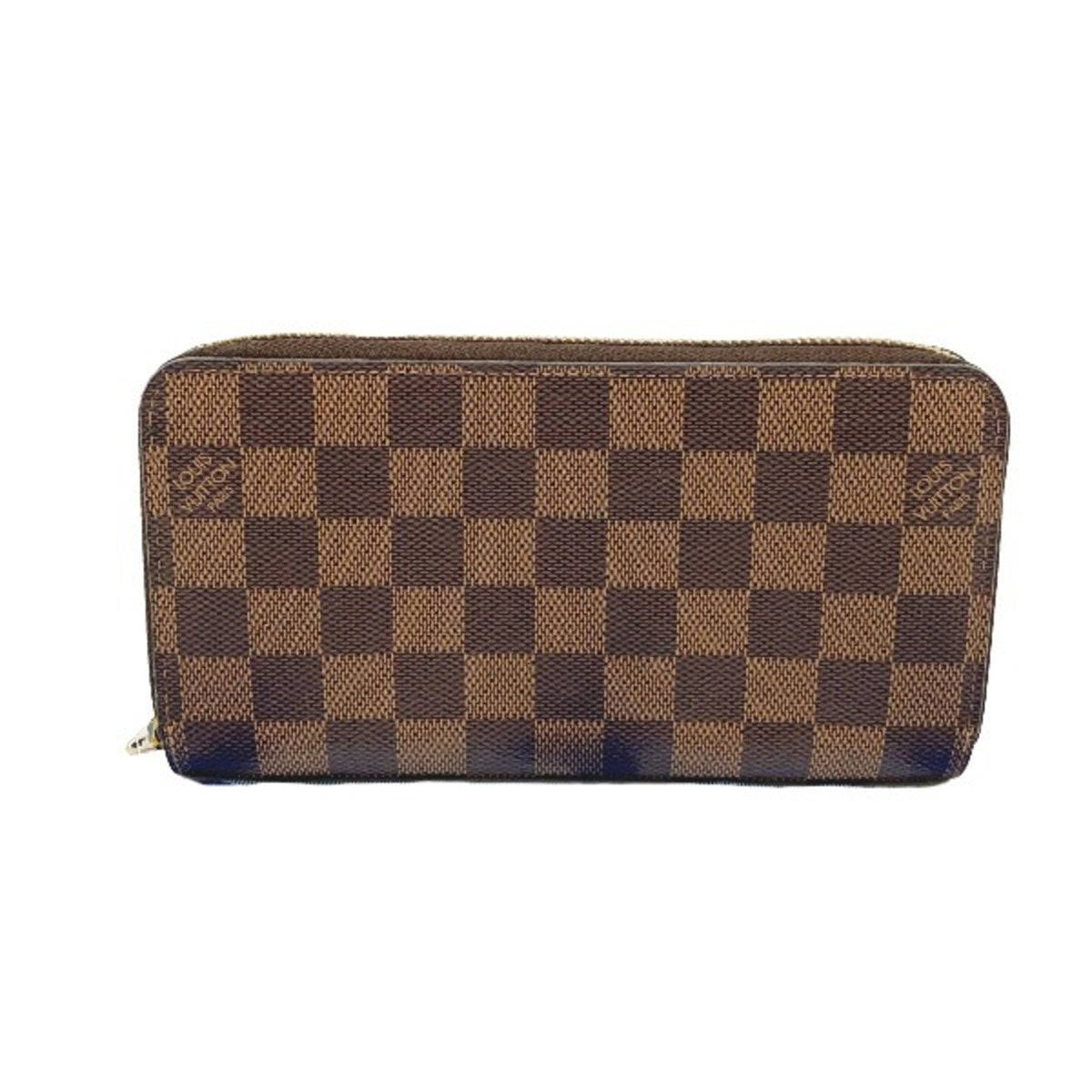 Louis Vuitton Brown Damier Canvas Long Wallet (Bi-Fold) (Pre-Owned)