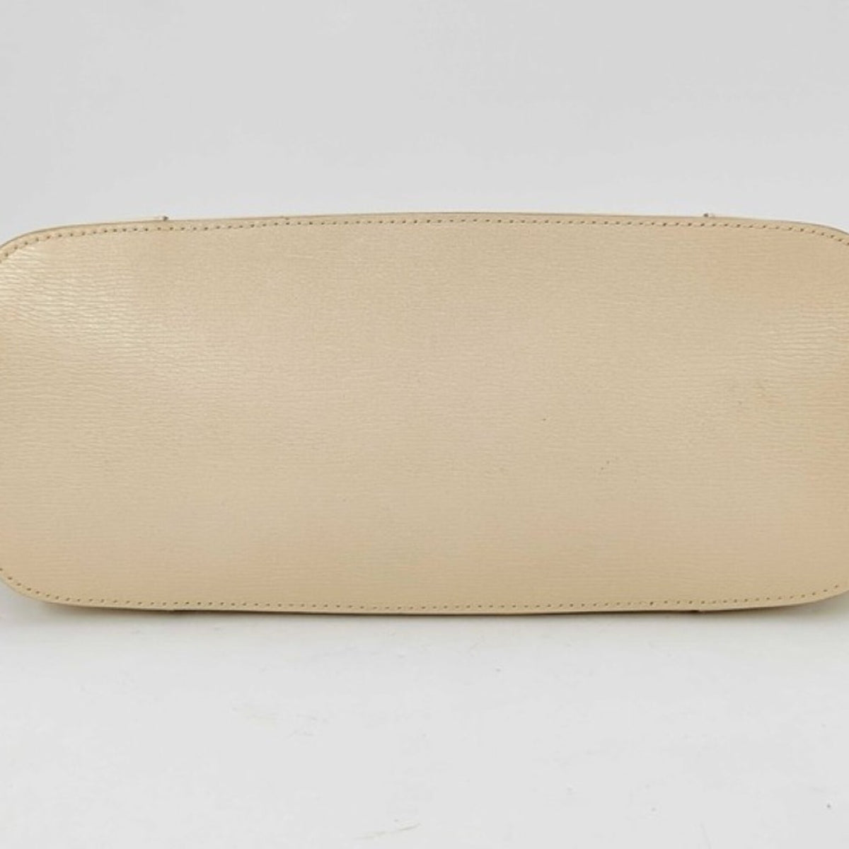 Gucci Beige Black Leather Shoulder Bag (Pre-Owned)