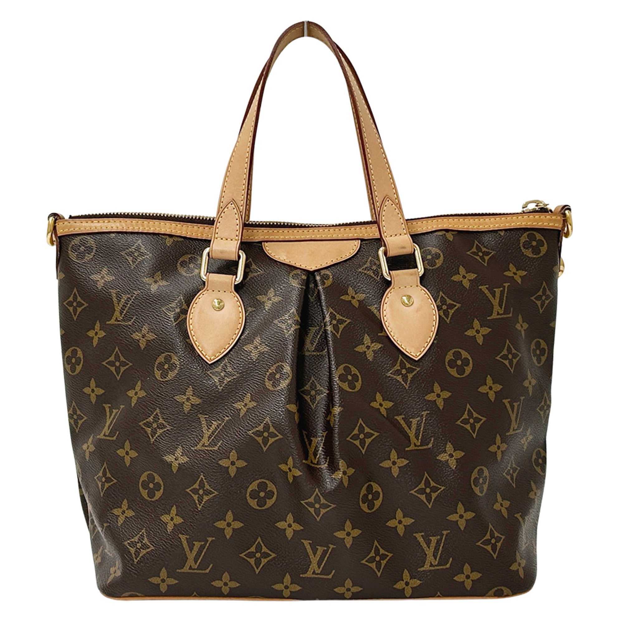 Louis Vuitton Brown Monogram Canvas Handbag Shoulder Bag (Pre-Owned)