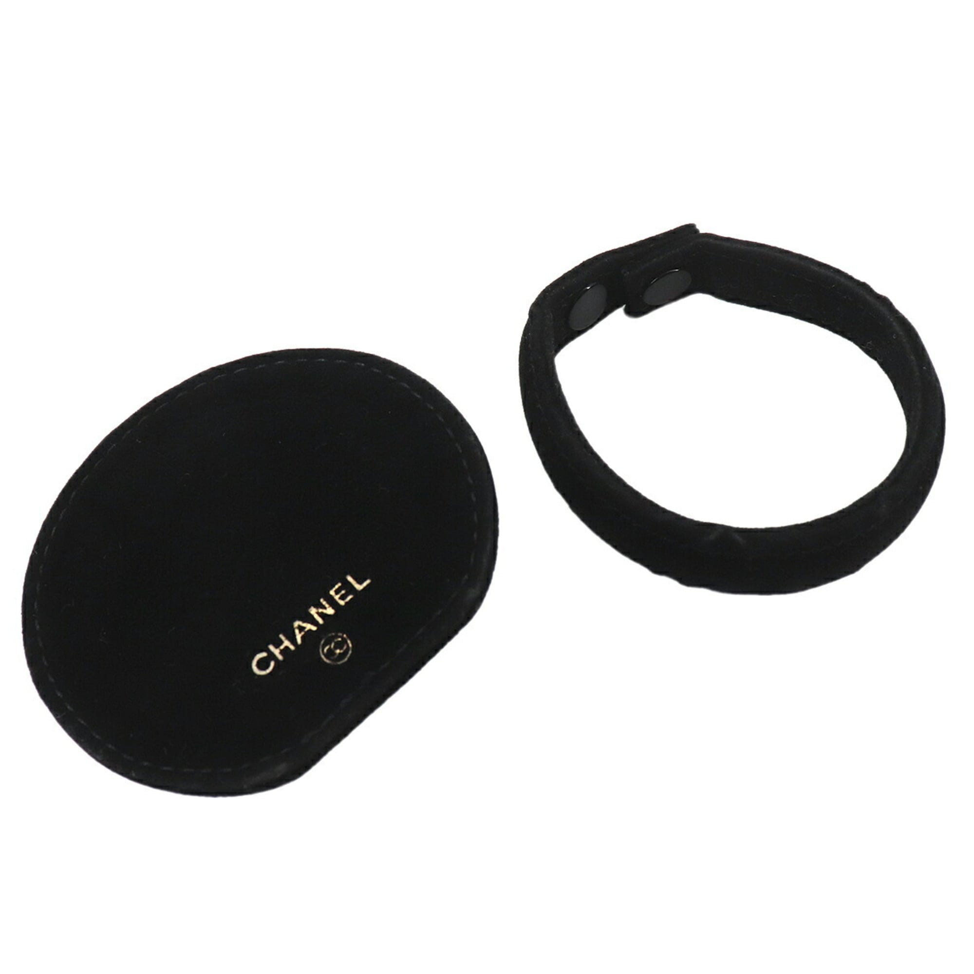 Chanel Green Grained Calfskin Pouch (Pre-Owned)