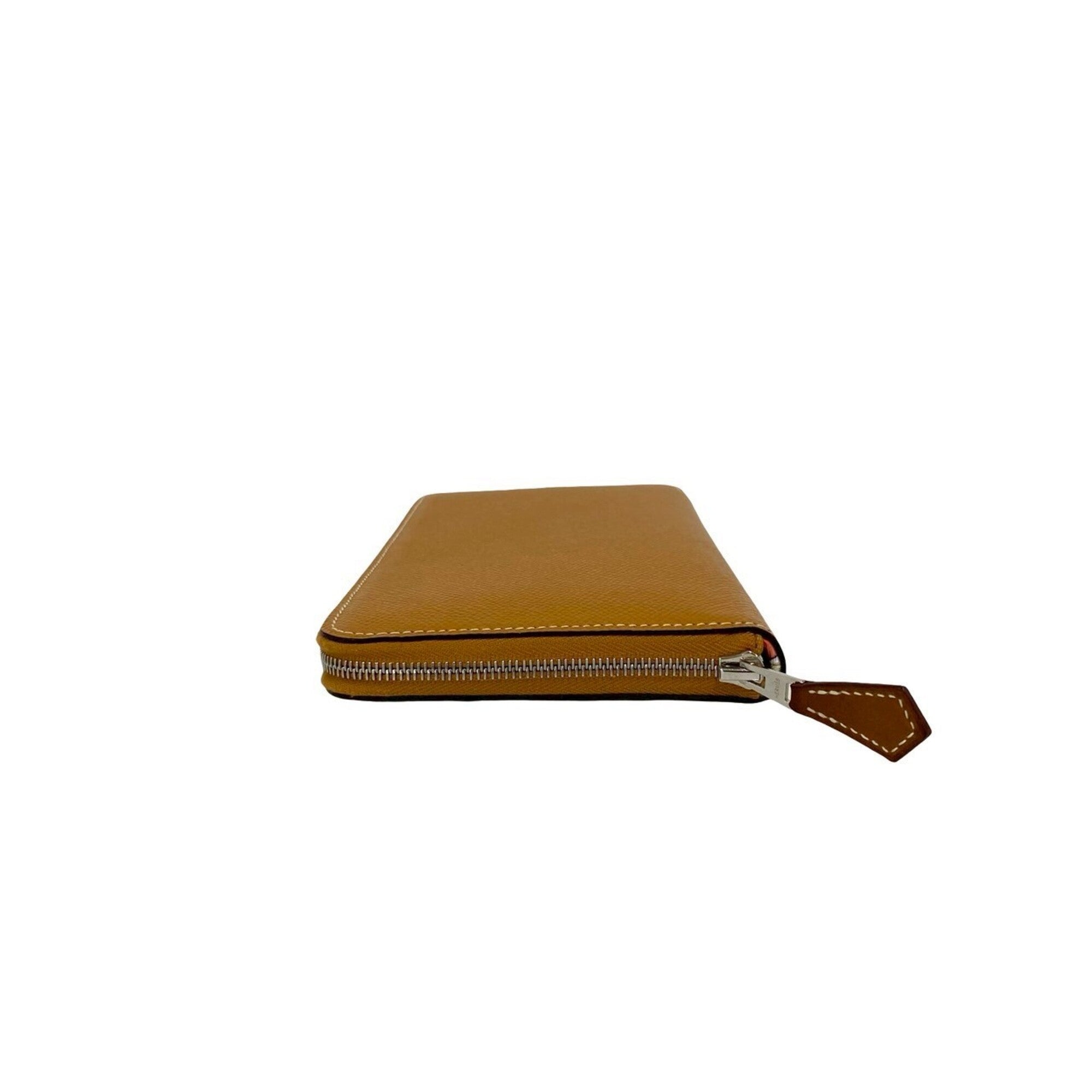 Hermes Brown Epsom Leather Long Wallet (Bi-Fold) (Pre-Owned)