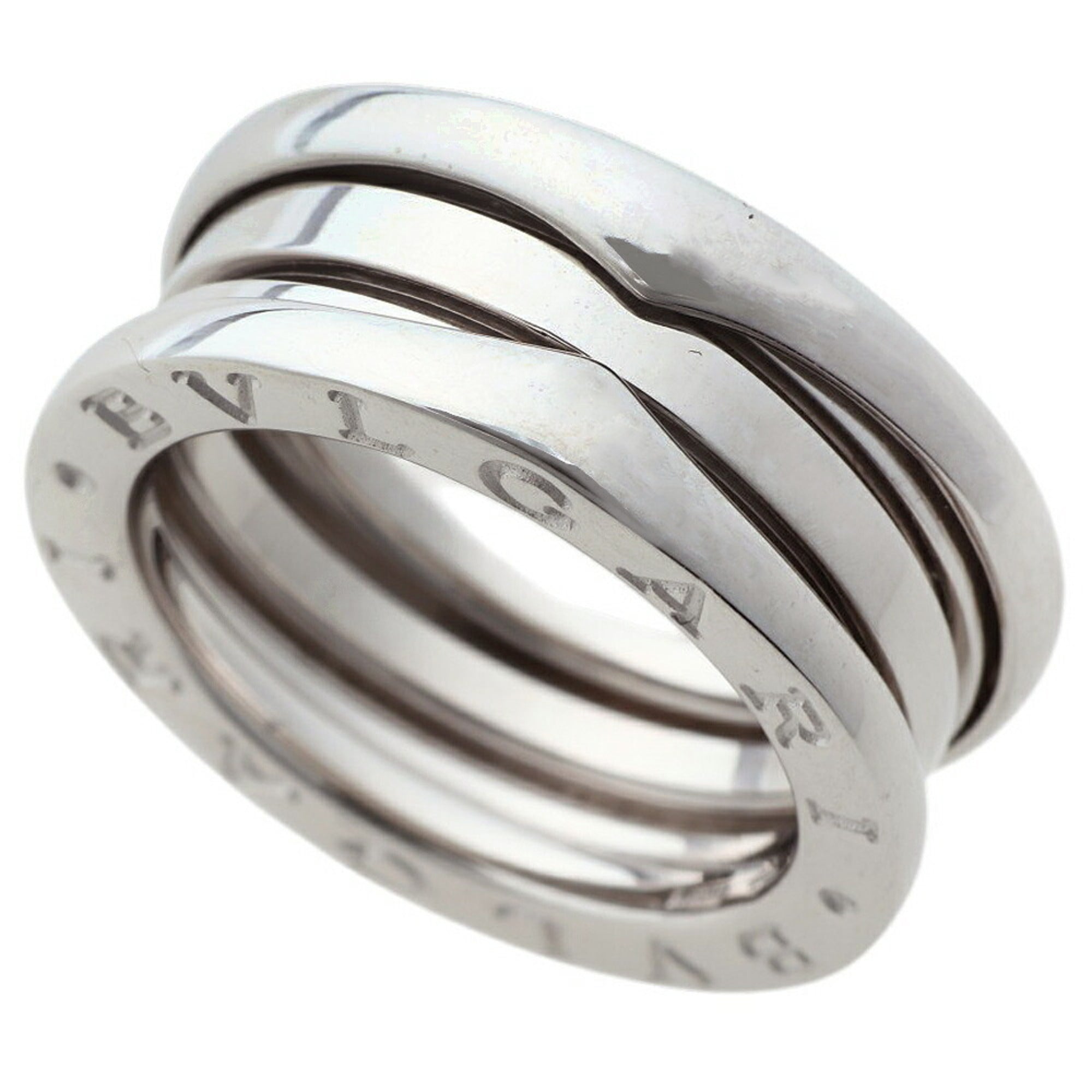 Bvlgari White Gold White Gold (18K) Band Ring (Pre-Owned)
