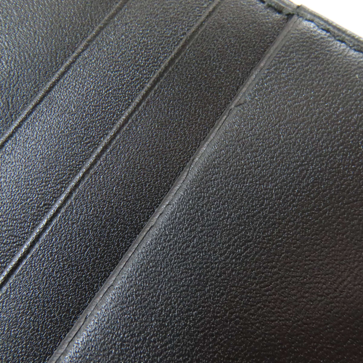 Dunhill Black Leather Long Wallet (Bi-Fold) (Pre-Owned)