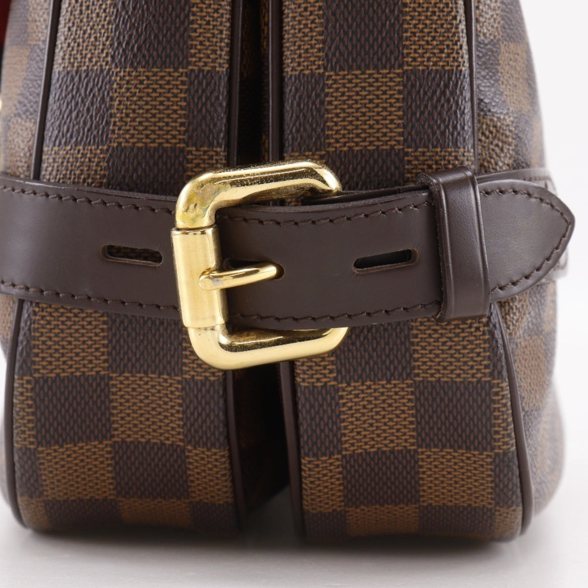Louis Vuitton Damier Brown Damier Canvas Damier Canvas Shoulder Bag (Pre-Owned)