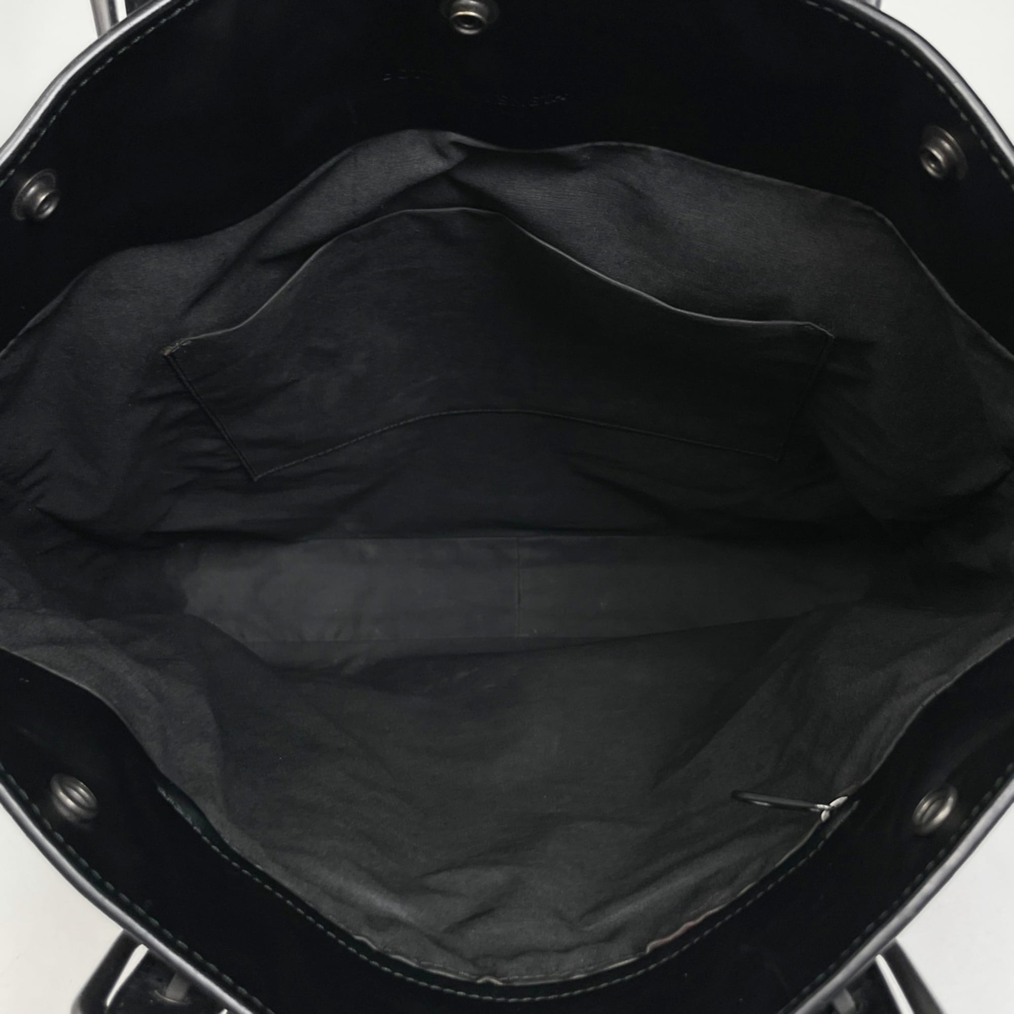 Bottega Veneta Black Leather Tote Bag (Pre-Owned)