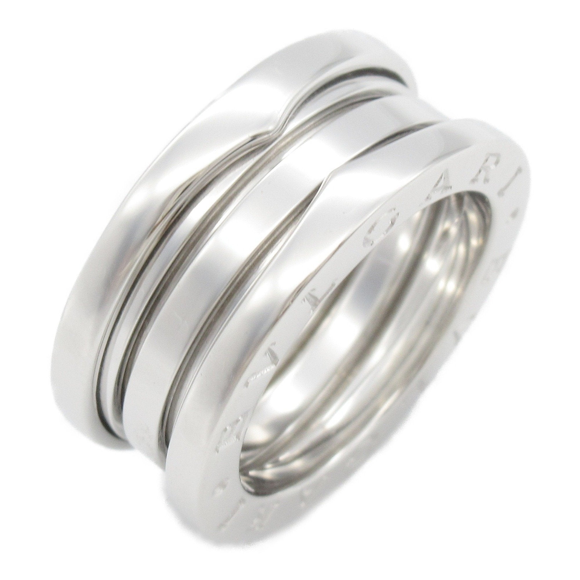 Bvlgari B.Zero1 Silver White Gold (18K) Band Ring (Pre-Owned)