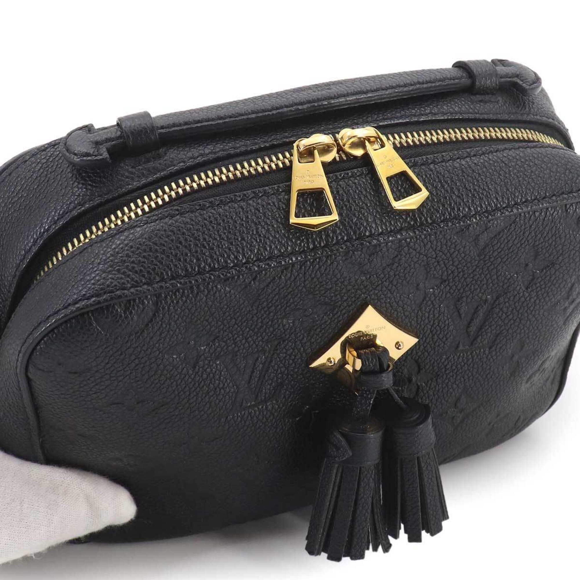 Louis Vuitton Black Noir Monogram Empreinte Handbag Shoulder Bag (Pre-Owned)
