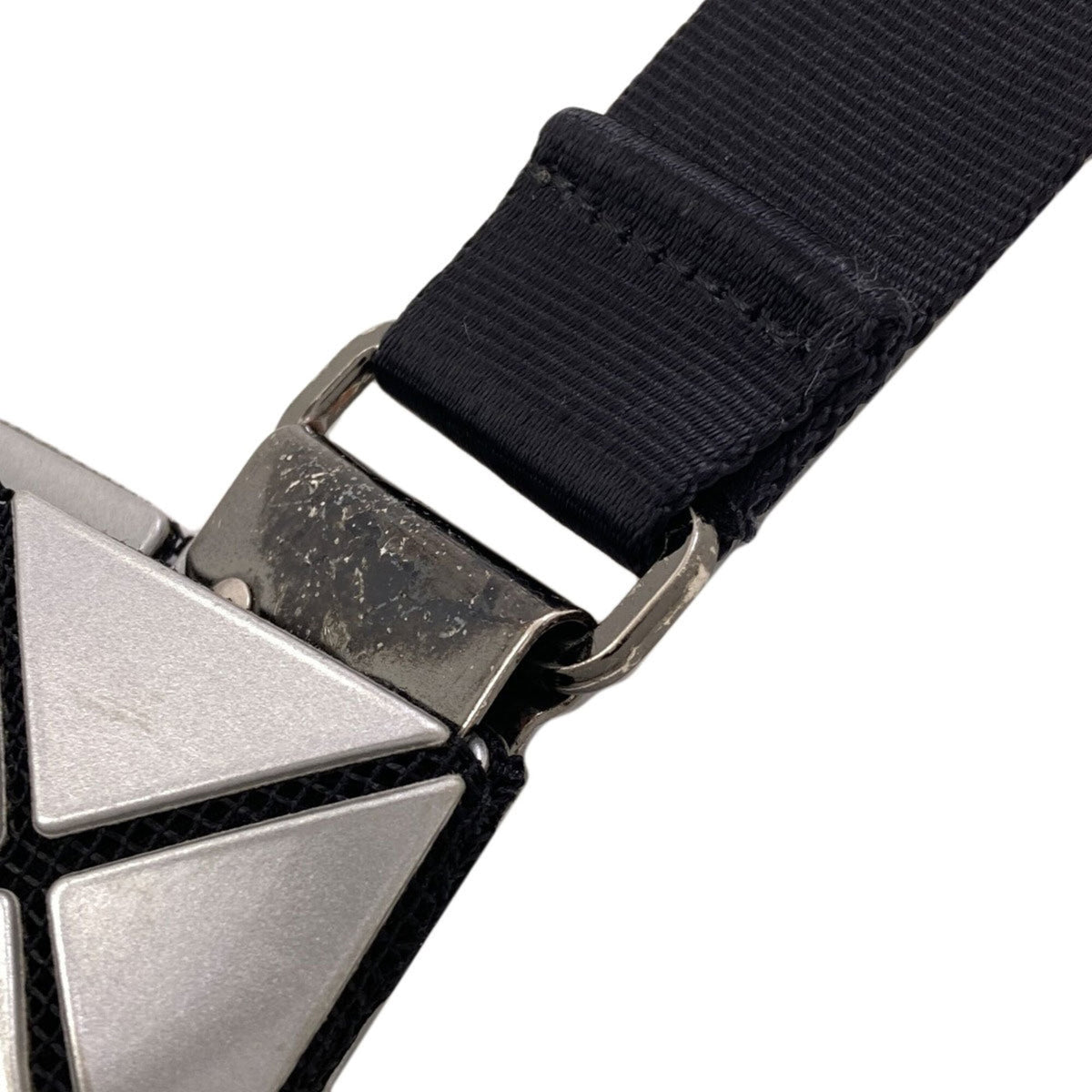Issey Miyake Silver Pvc Shoulder Bag (Pre-Owned)