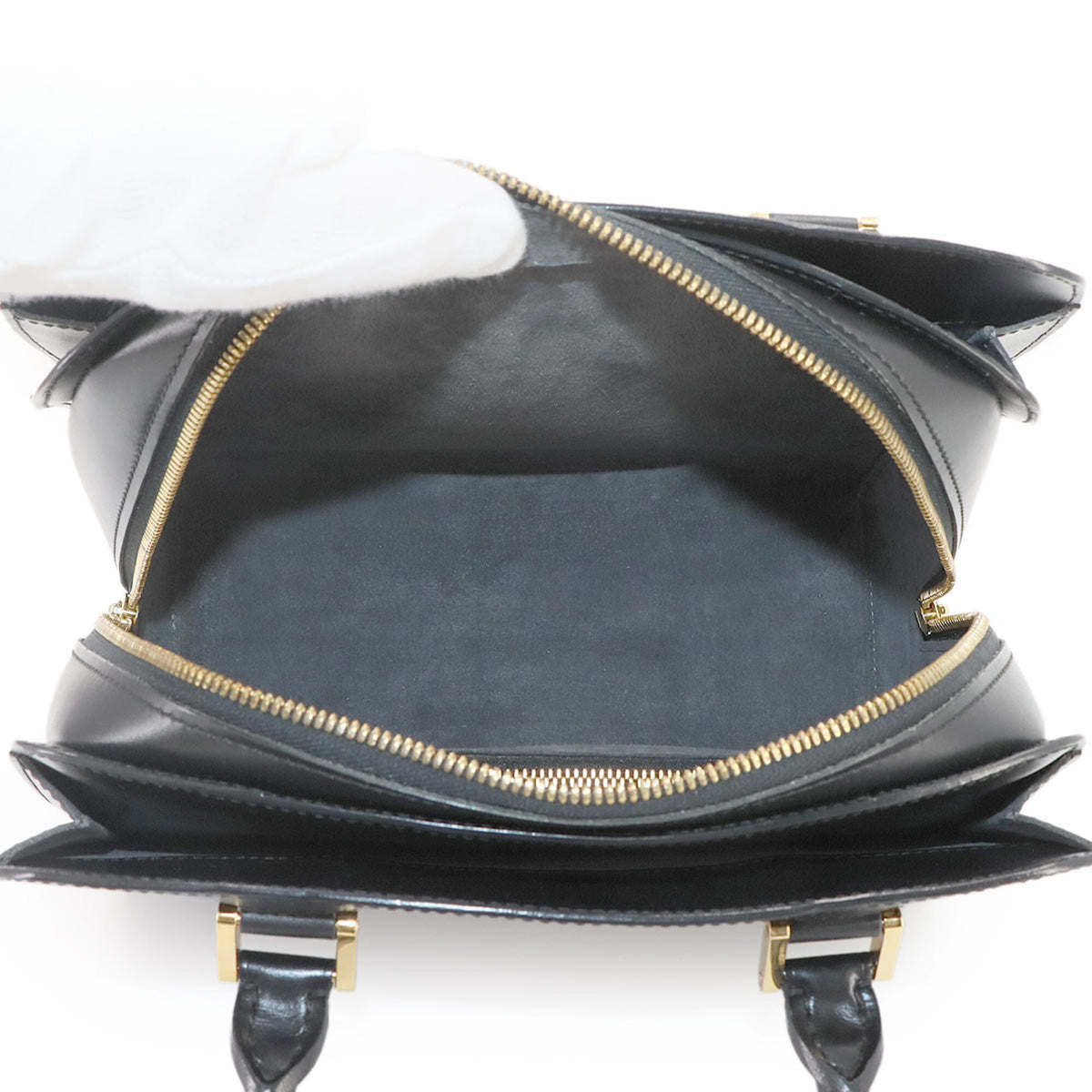 Louis Vuitton Noir Epi Leather Handbag (Pre-Owned)