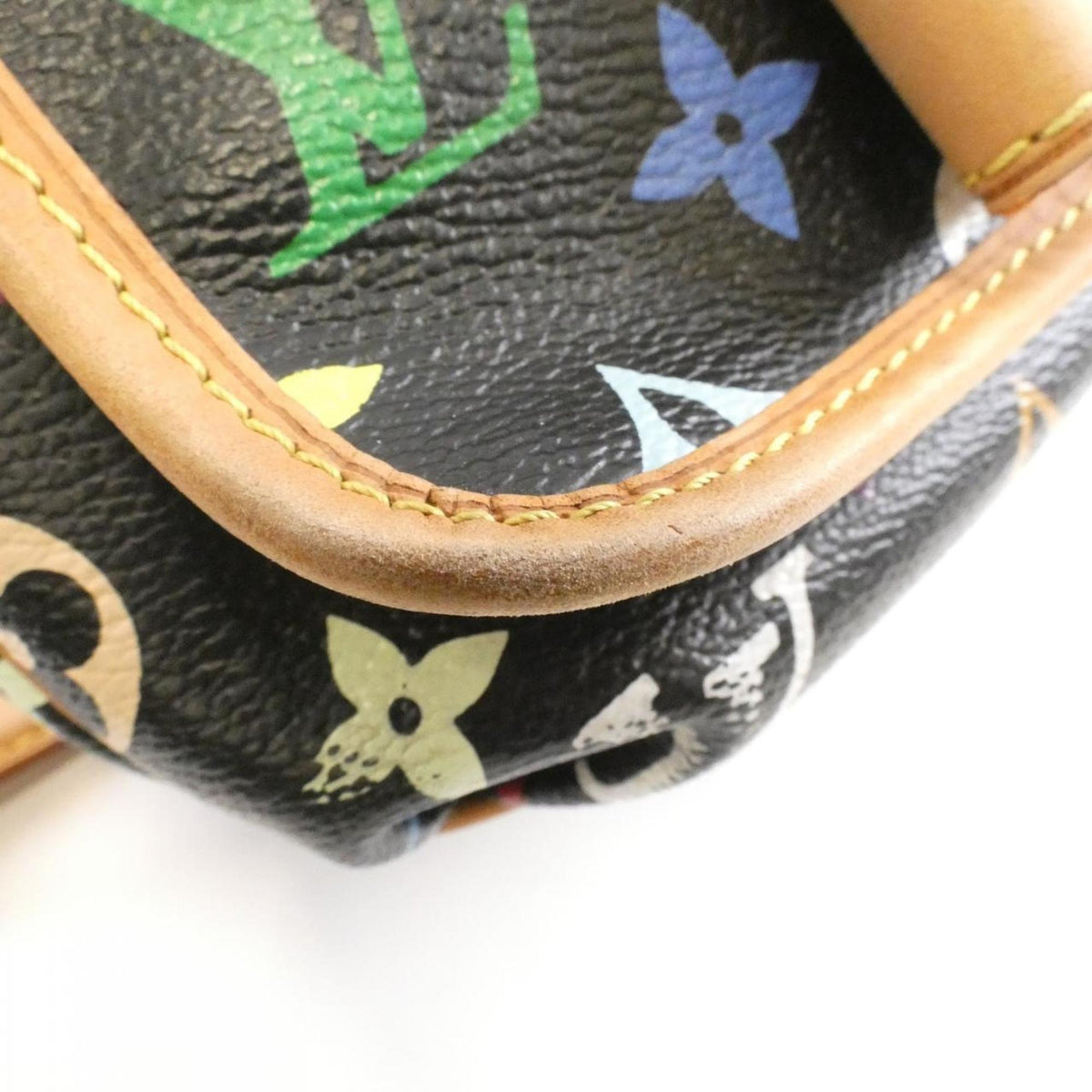 Louis Vuitton Black Coated Canvas Shoulder Bag (Pre-Owned)
