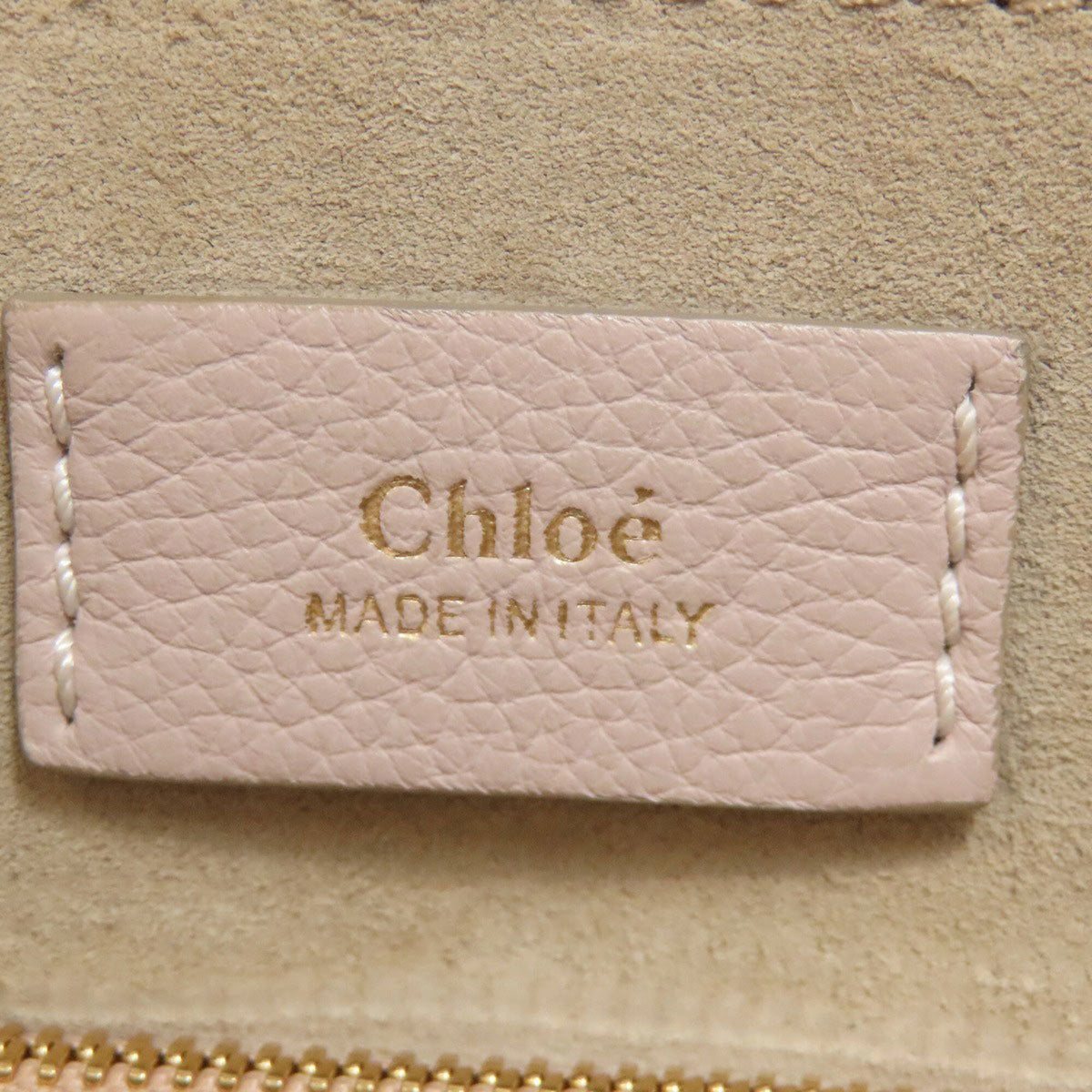 Chloé Pink Beige Leather Handbag (Pre-Owned)