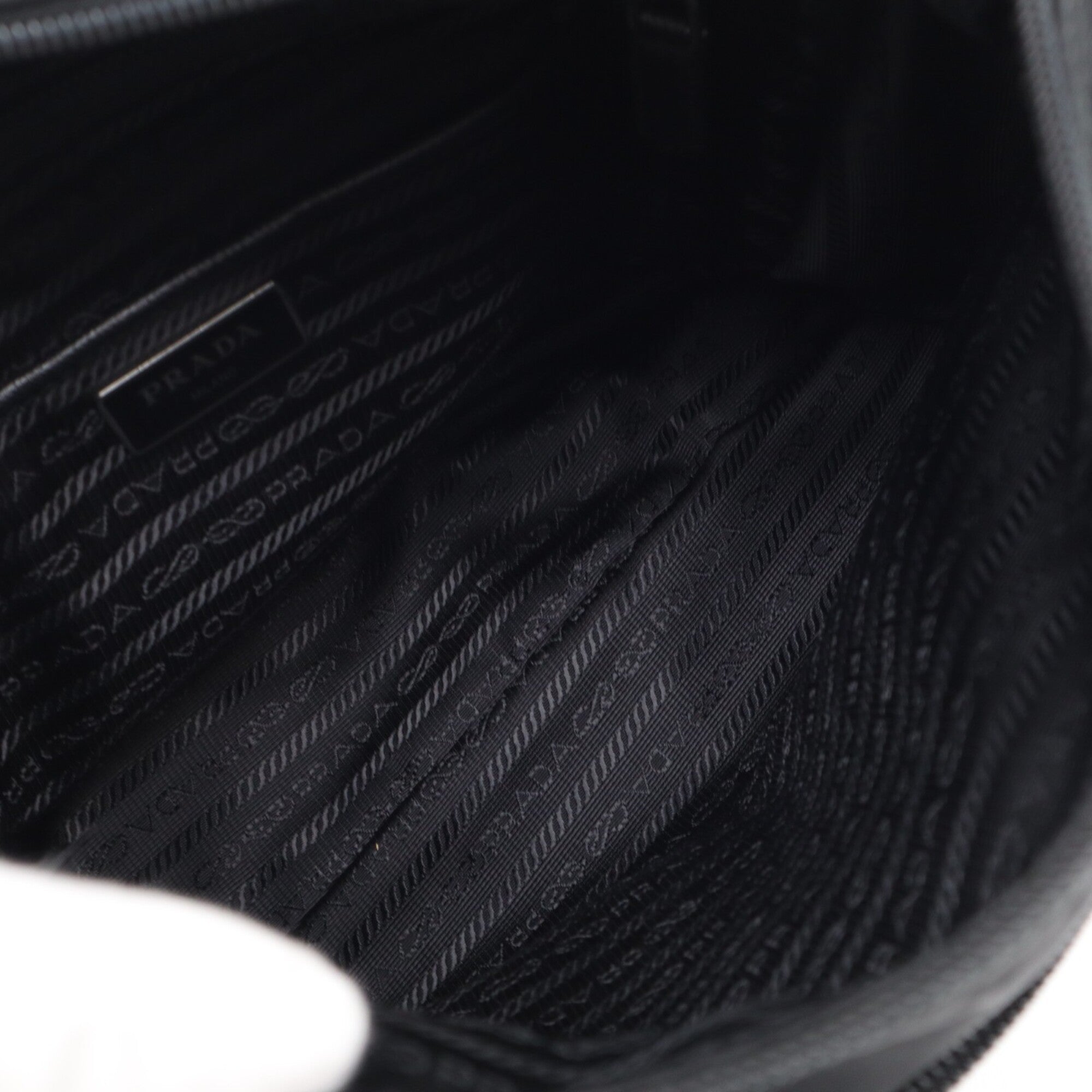 Prada Black Nylon Shoulder Bag (Pre-Owned)