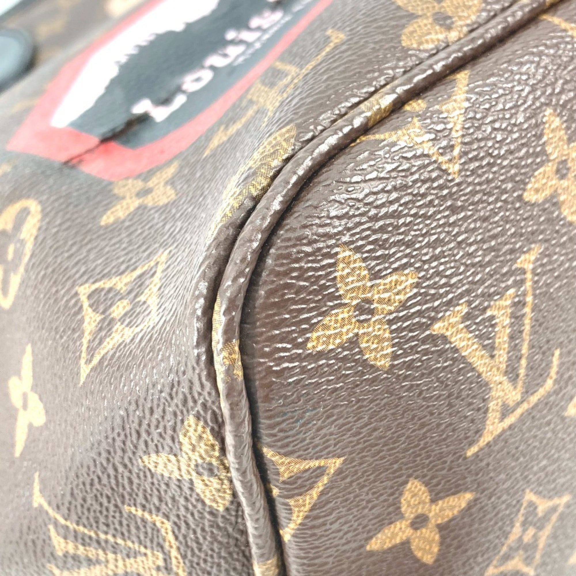 Louis Vuitton Black Brown Monogram Shoulder Bag Tote Bag (Pre-Owned)