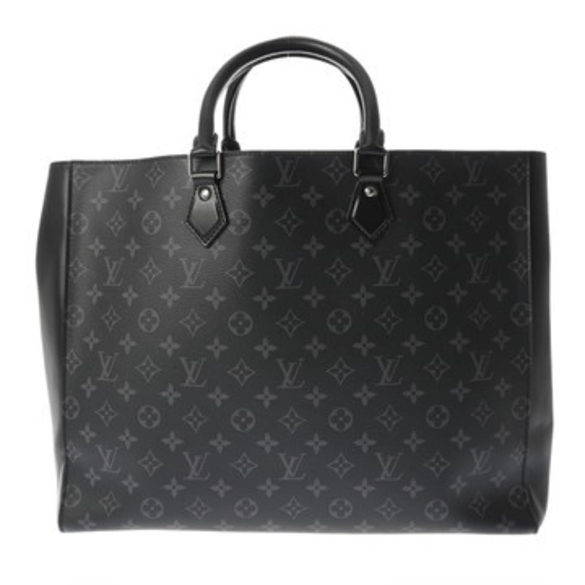 Louis Vuitton Black Gray Monogram Eclipse Monogram Eclipse Tote Bag (Pre-Owned)