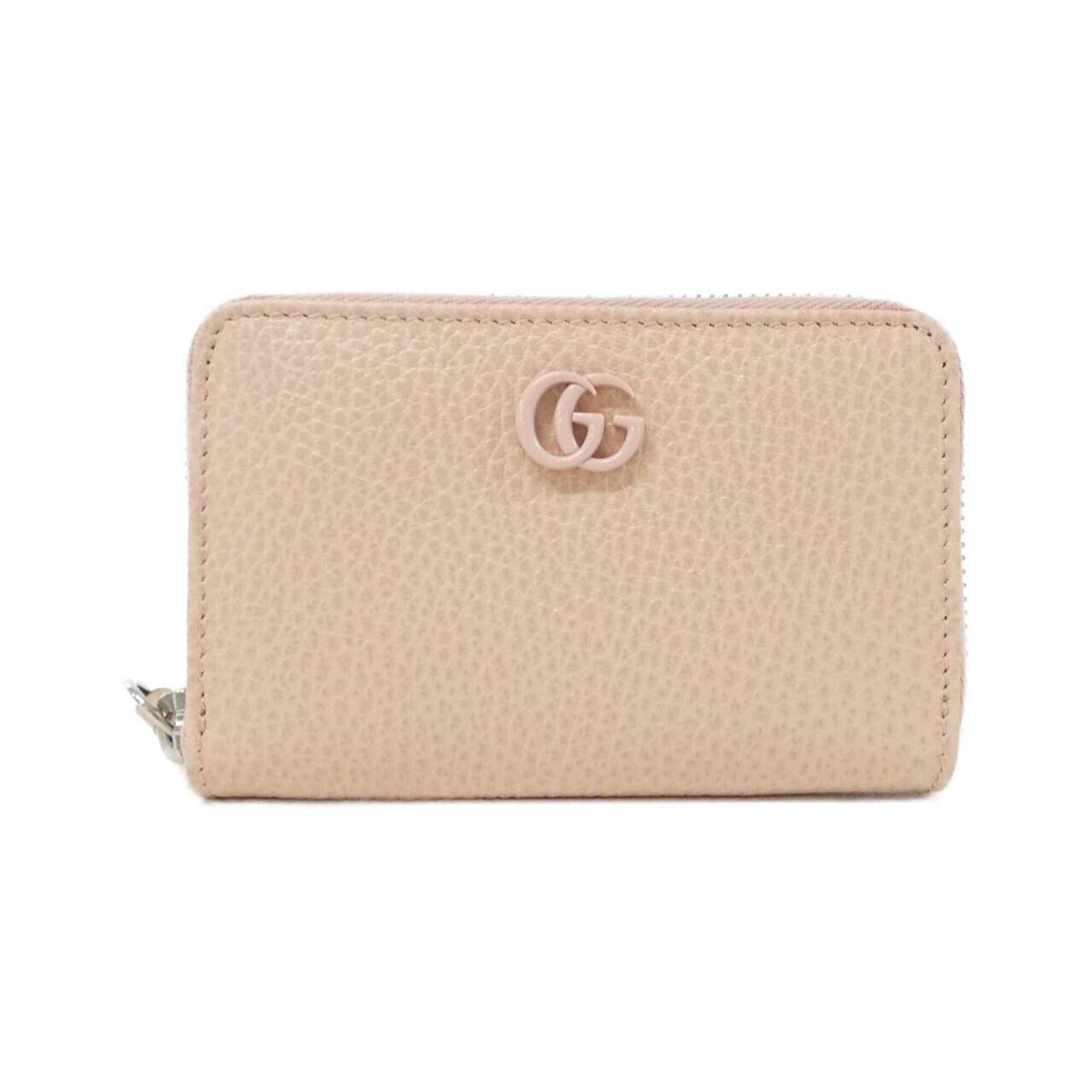 Gucci Light Pink Leather Coin Purse/Coin Case (Pre-Owned)