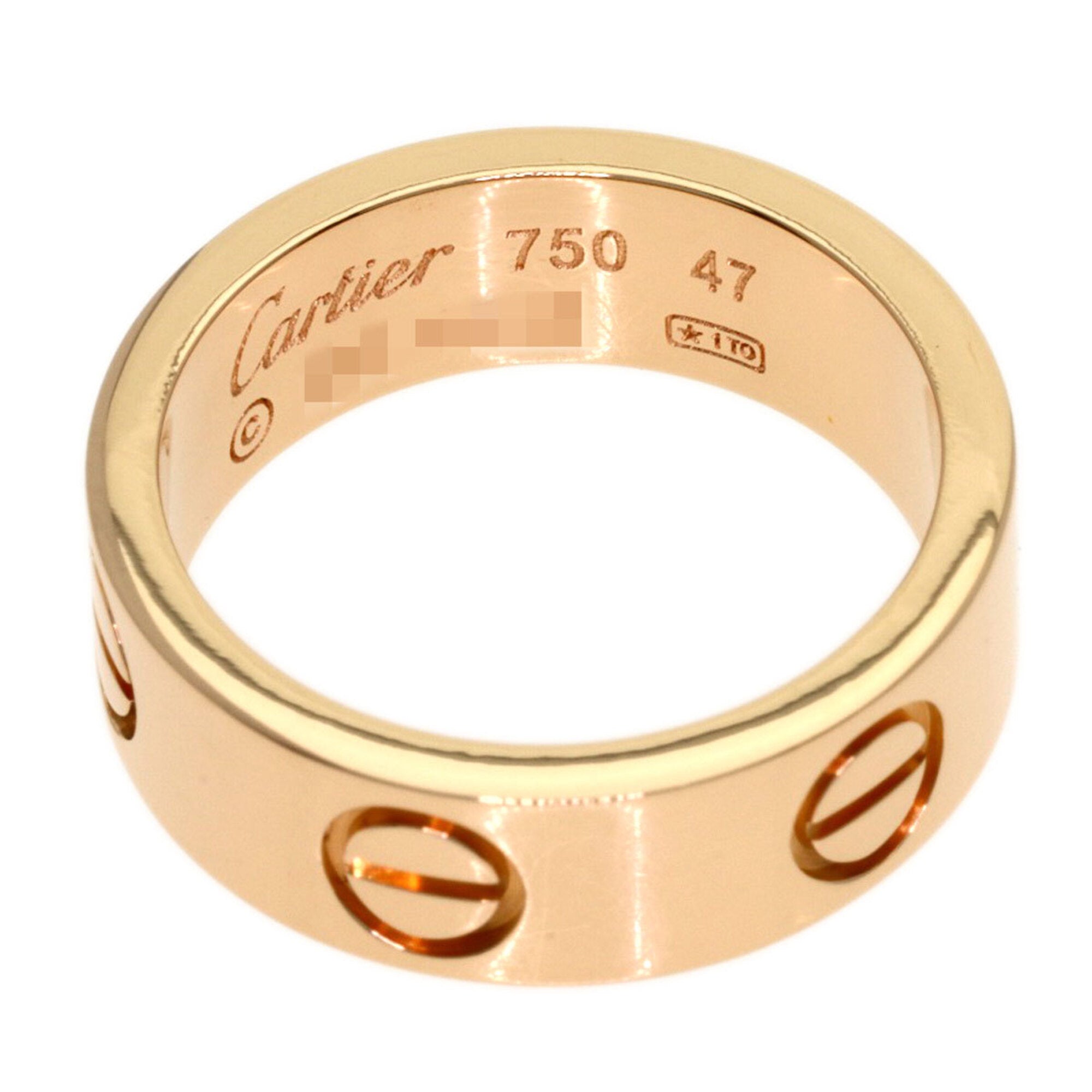Cartier Pink Gold (18K) Band Ring (Pre-Owned)
