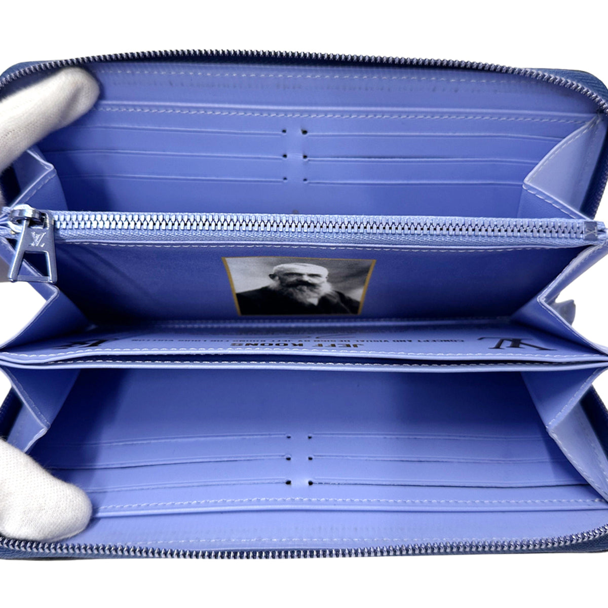 Louis Vuitton Blue Long Wallet (Bi-Fold) (Pre-Owned)