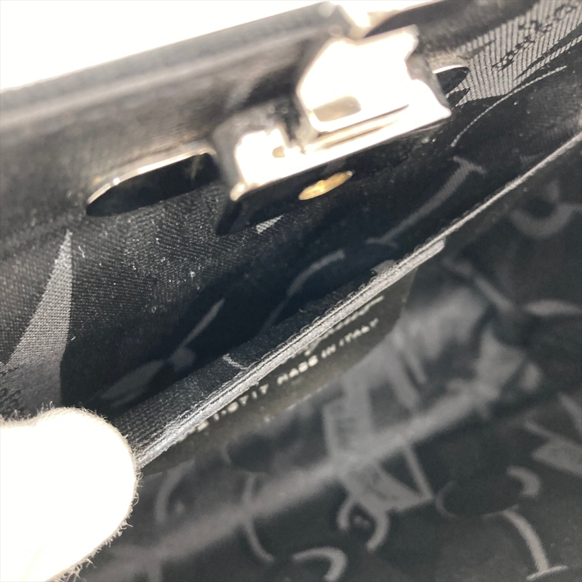 Salvatore Ferragamo Silver Aluminum Shoulder Bag (Pre-Owned)