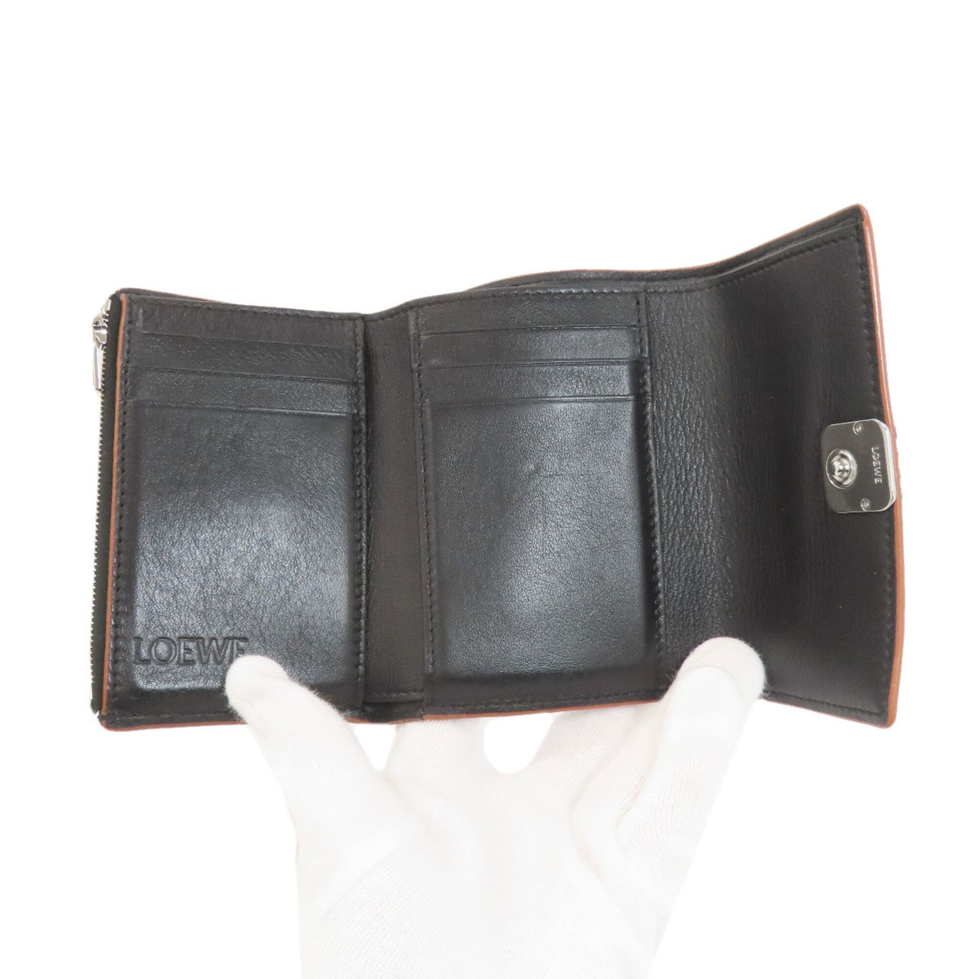 Loewe Black Leather Wallet (Bi-Fold) (Pre-Owned)
