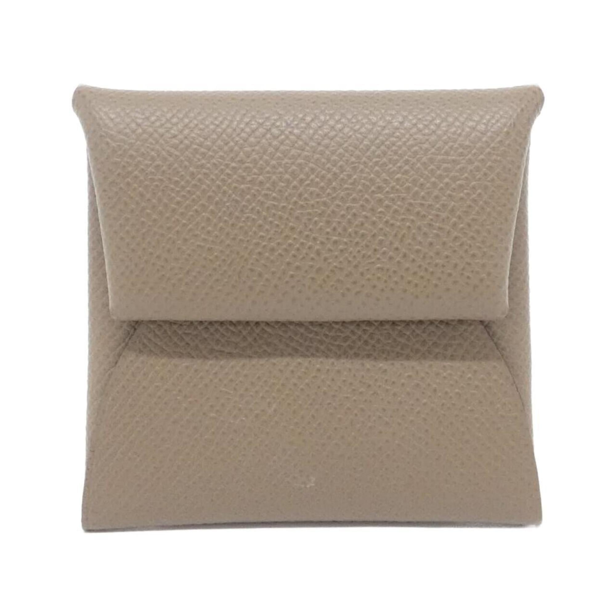 Hermes Etoupe Gray Epsom Leather Coin Purse/Coin Case (Pre-Owned)