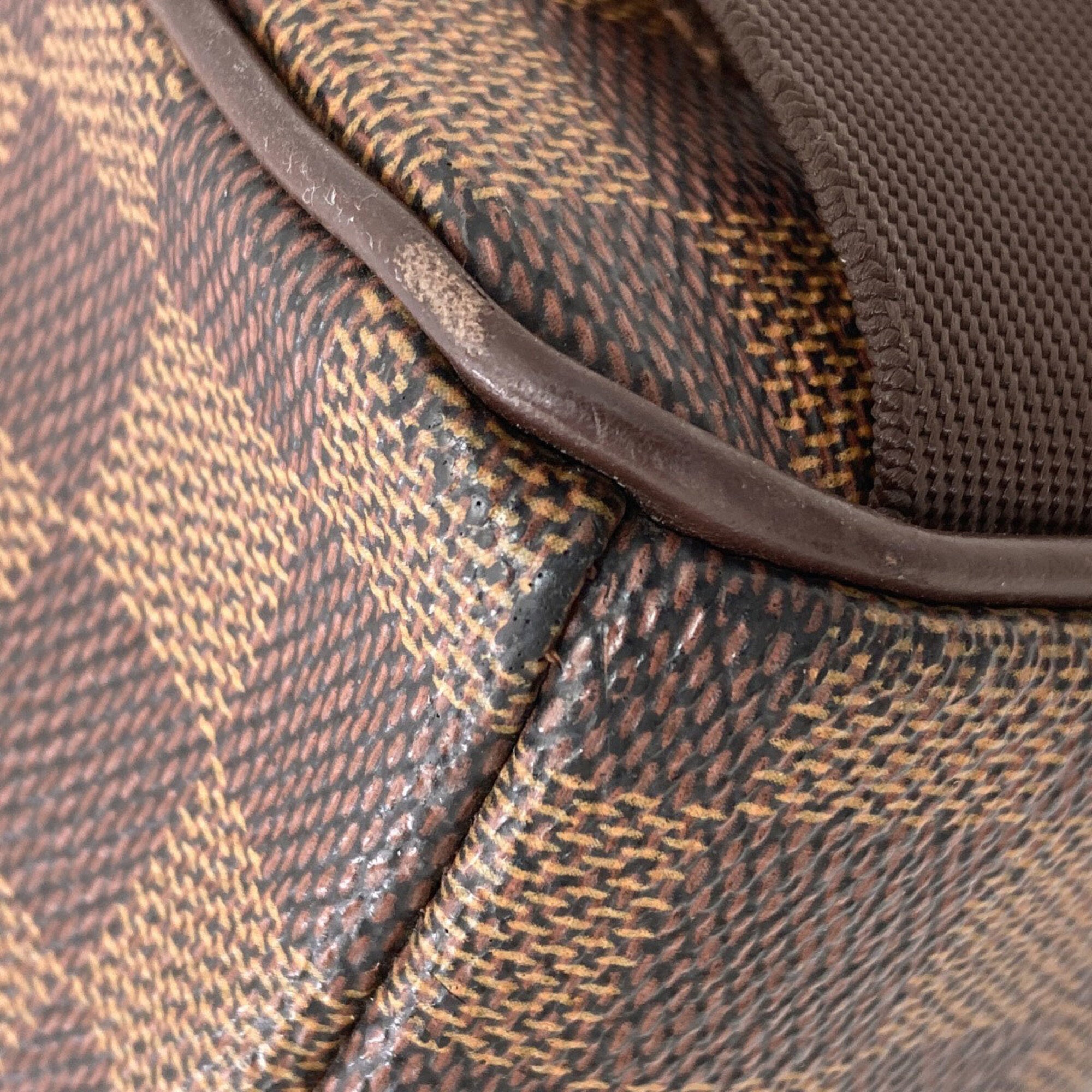 Louis Vuitton Damier Canvas Ebene Damier Canvas Shoulder Bag (Pre-Owned)