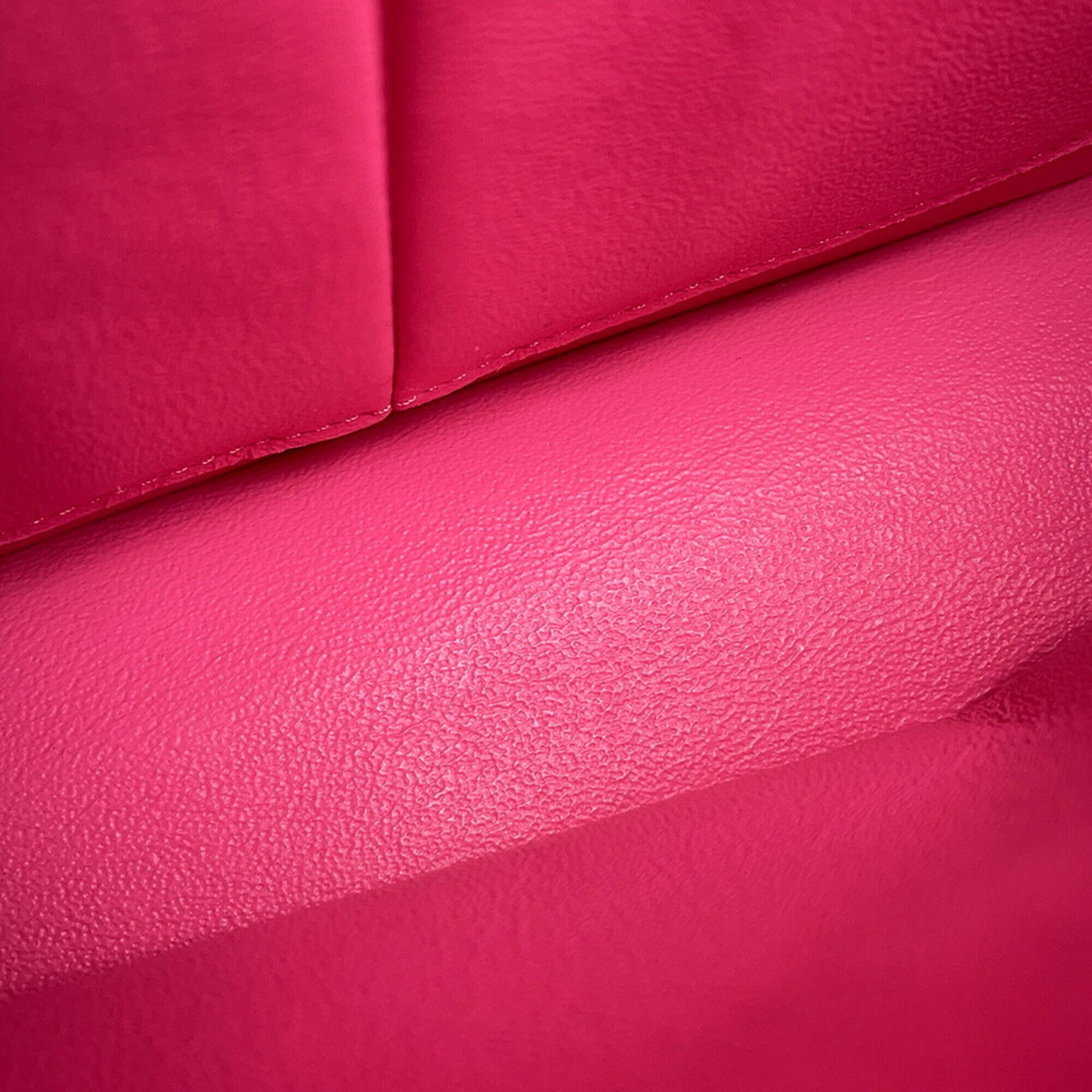 Chanel Matelasse Pink Grained Calfskin Handbag Shoulder Bag (Pre-Owned)
