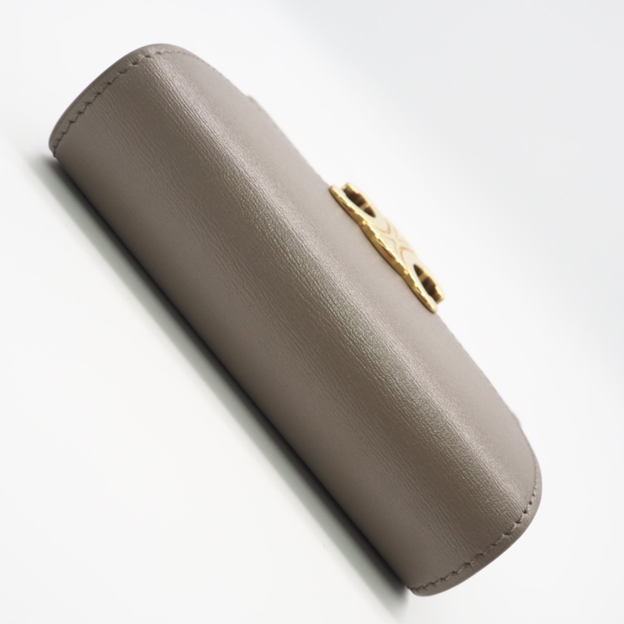 Celine Grayish Leather Wallet (Tri-Fold) (Pre-Owned)