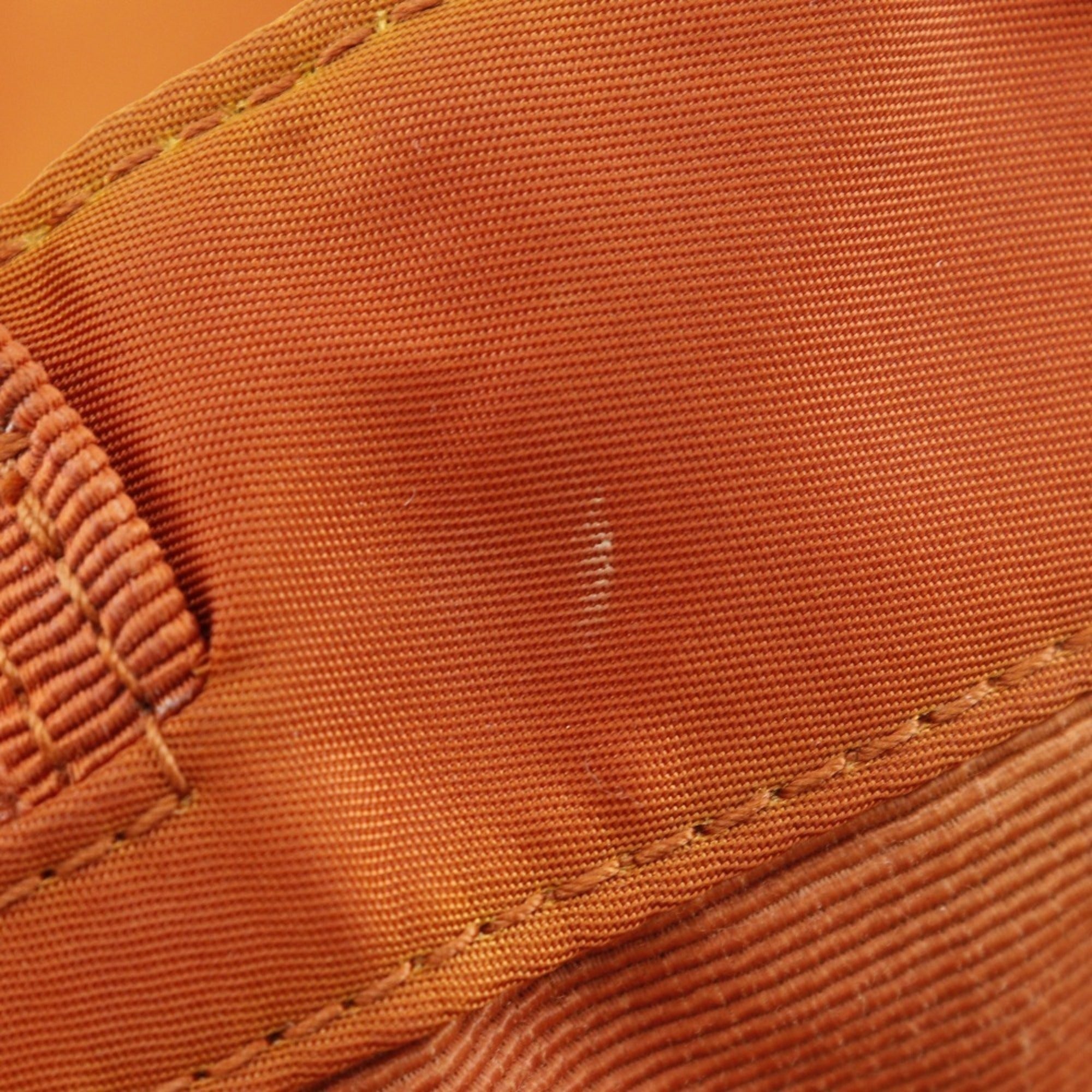 Salvatore Ferragamo Orange Nylon Tote Bag (Pre-Owned)