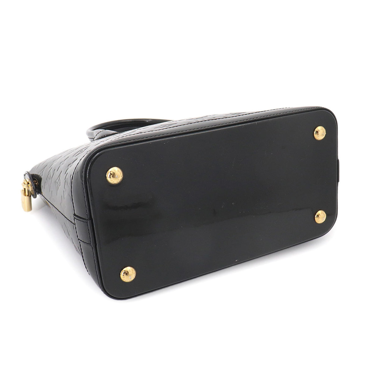 Louis Vuitton Noir Monogram Vernis Handbag (Pre-Owned)