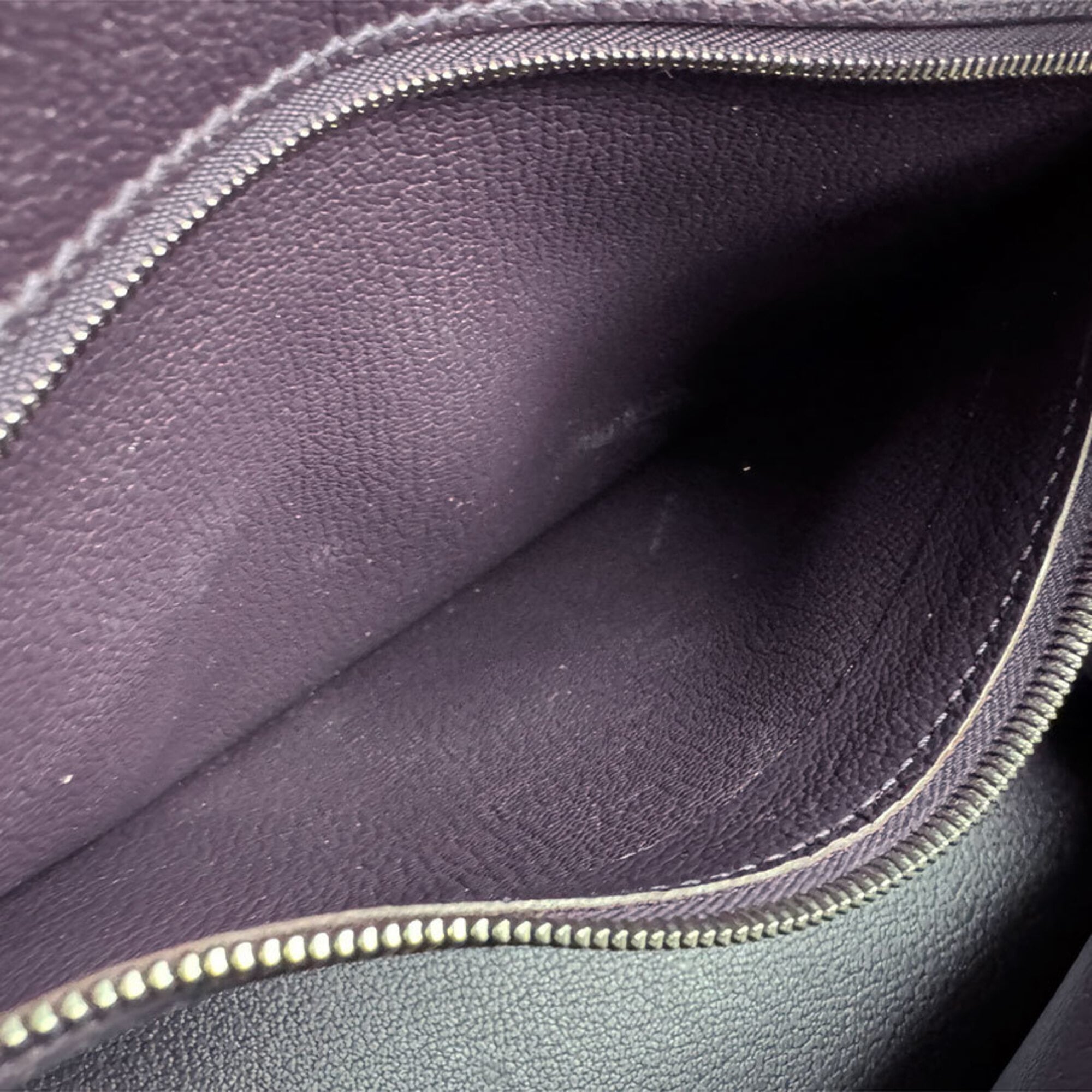 Hermes Cassis Taurillon Clemence Leather Handbag (Pre-Owned)
