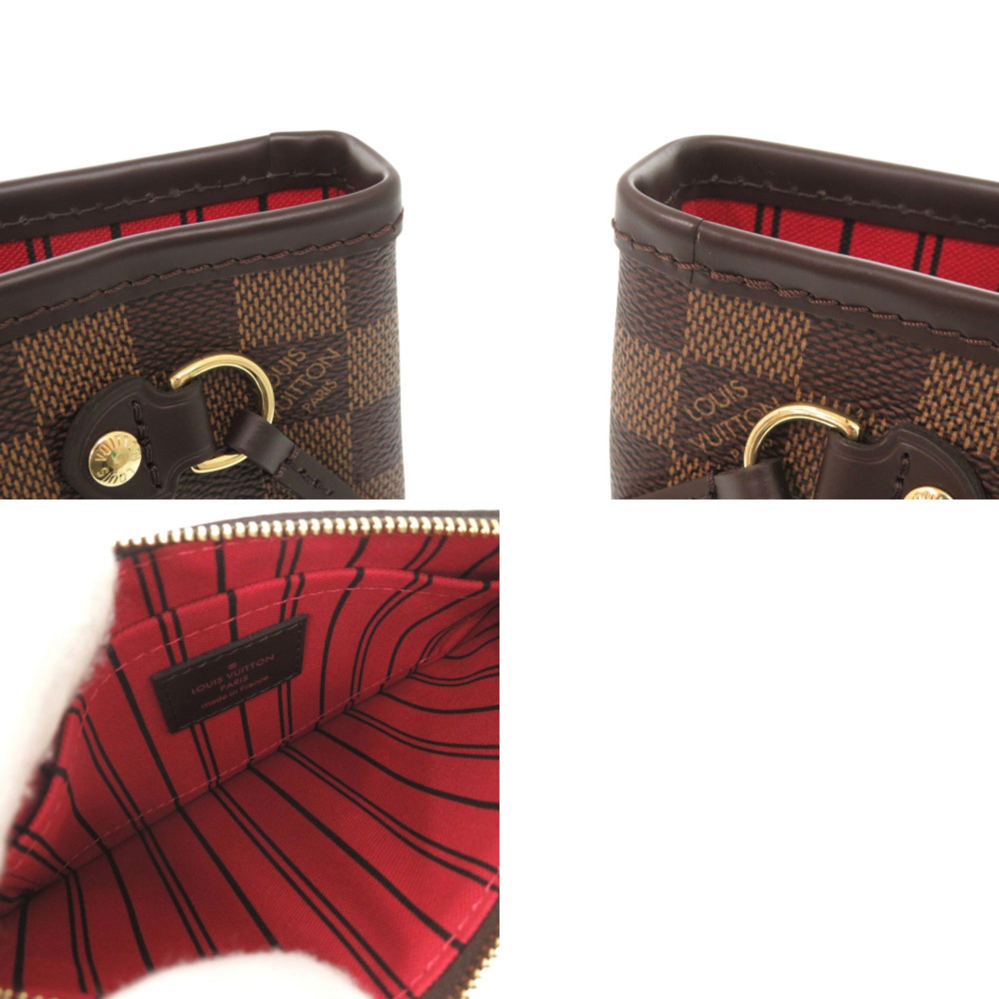 Louis Vuitton Damier Brown Damier Canvas Tote Bag (Pre-Owned)