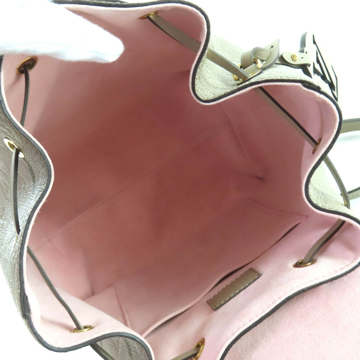 Louis Vuitton Gray Beige Monogram Empreinte Backpack (Pre-Owned)