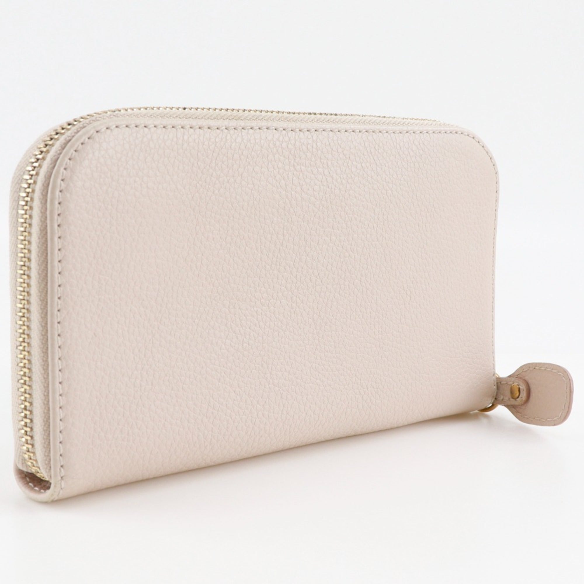 Chloé Pink Leather Long Wallet (Bi-Fold) (Pre-Owned)