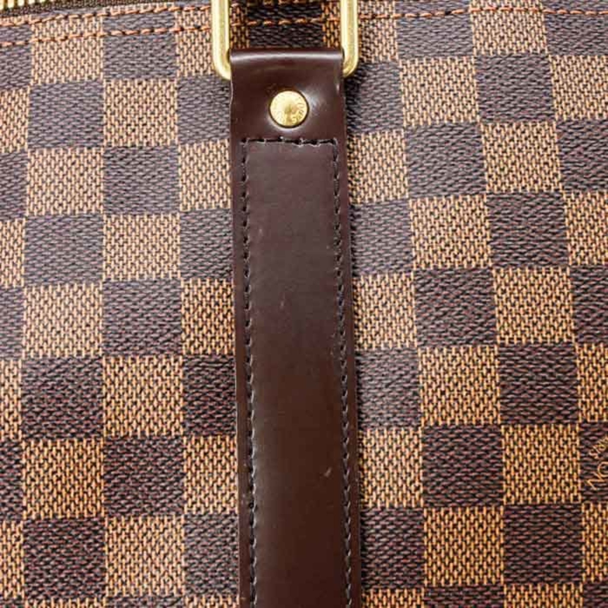Louis Vuitton Brown Damier Canvas Damier Canvas Boston Bag (Pre-Owned)