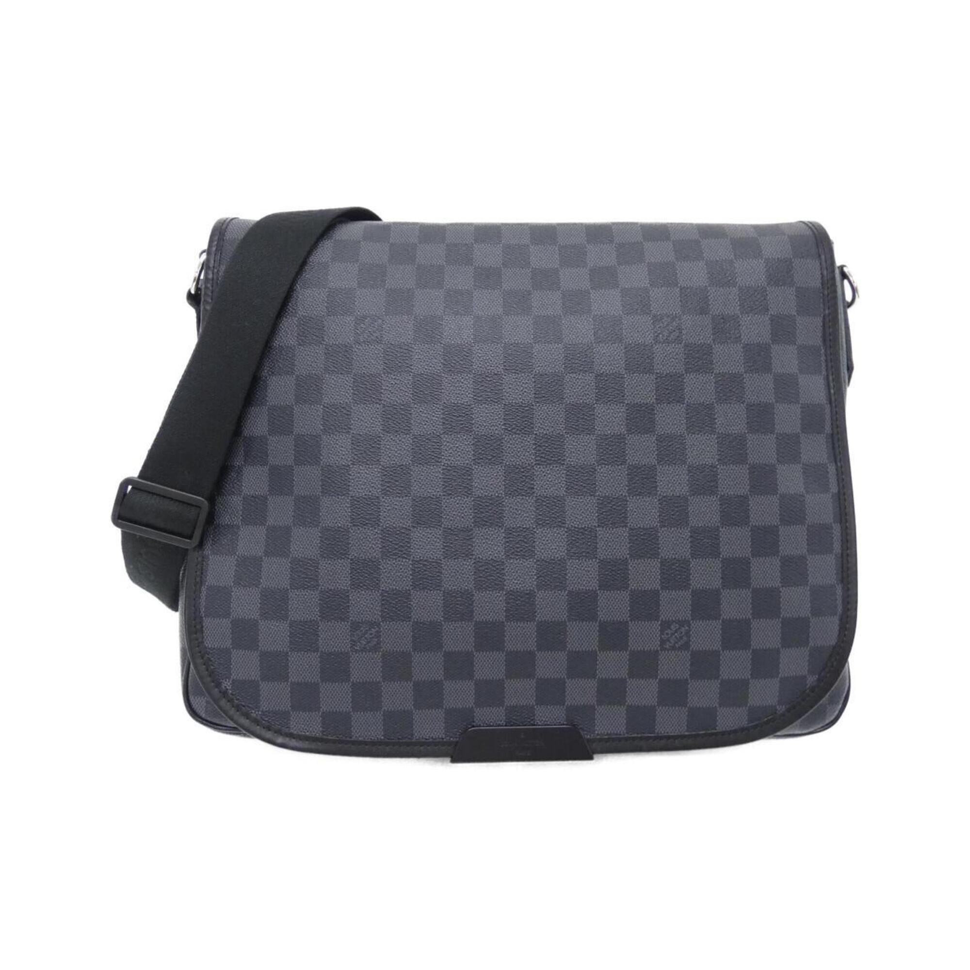 Louis Vuitton Graphite Coated Canvas Shoulder Bag (Pre-Owned)