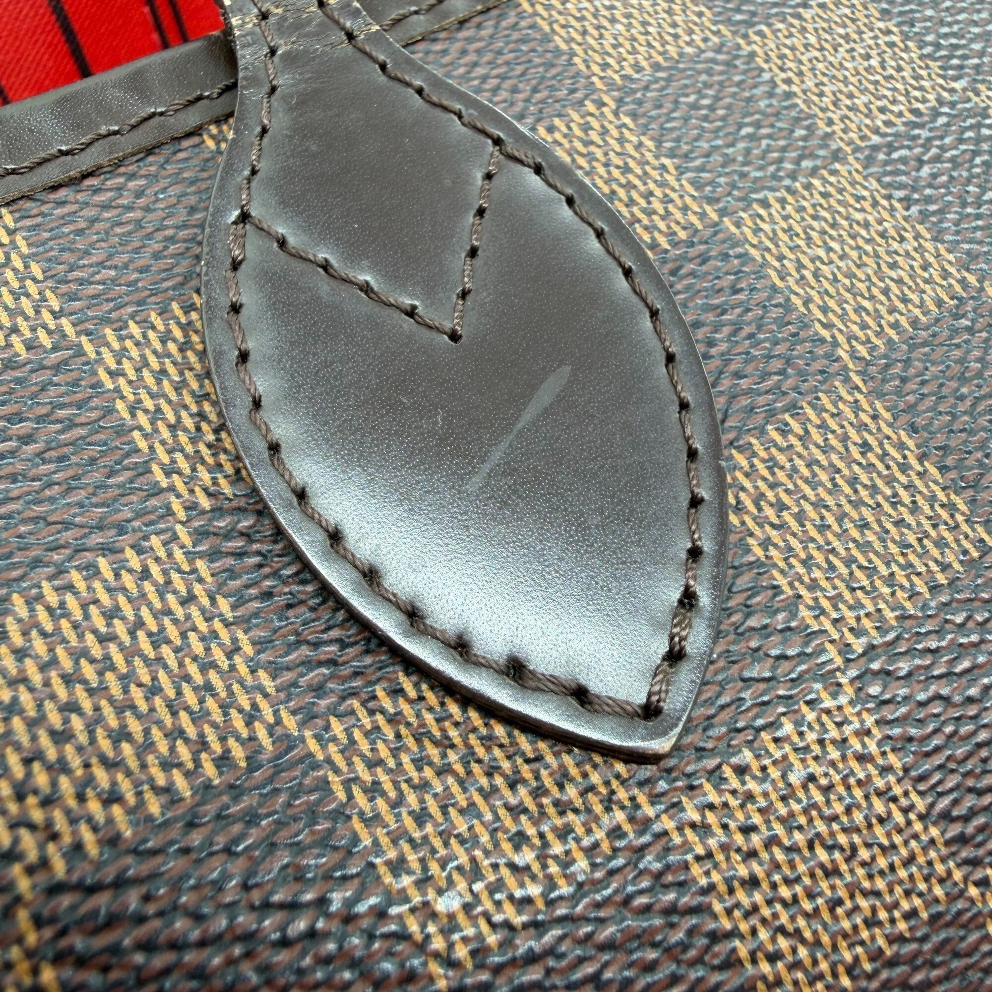 Louis Vuitton Damier Brown Damier Canvas Shoulder Bag Tote Bag (Pre-Owned)