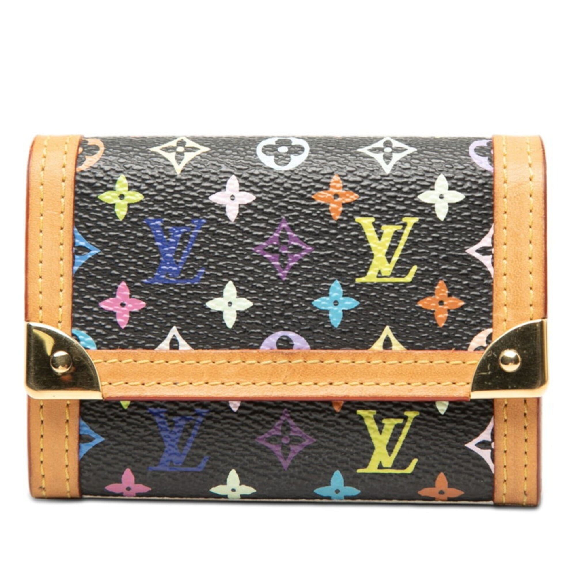Louis Vuitton Black Noir Pvc Leather Coin Purse/Coin Case (Pre-Owned)
