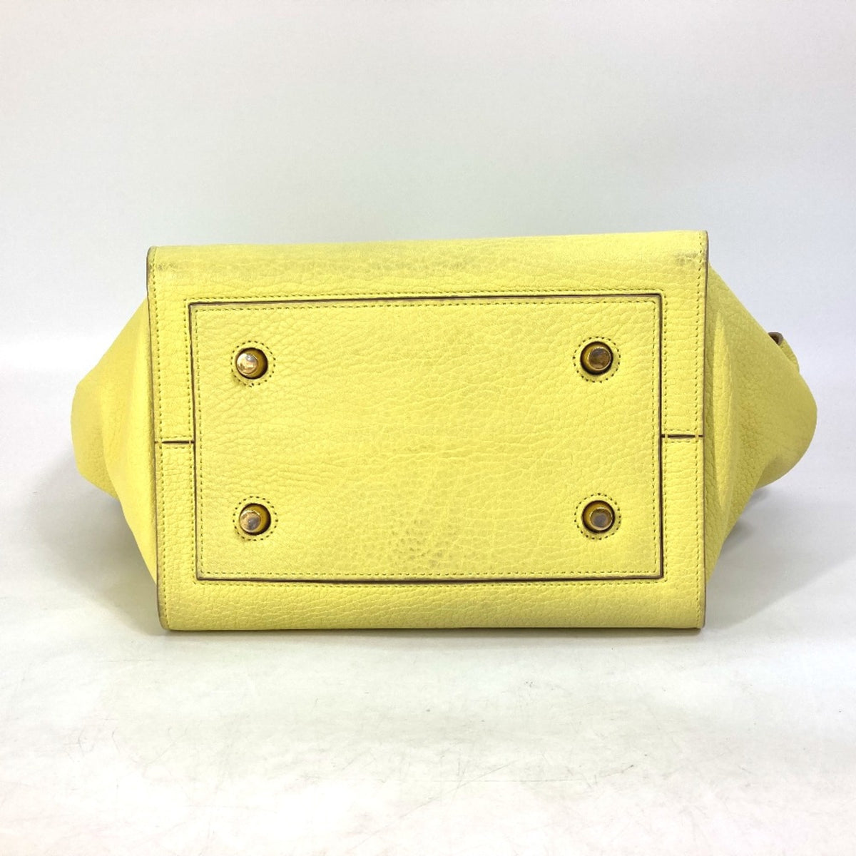 Celine Yellow Leather Handbag (Pre-Owned)