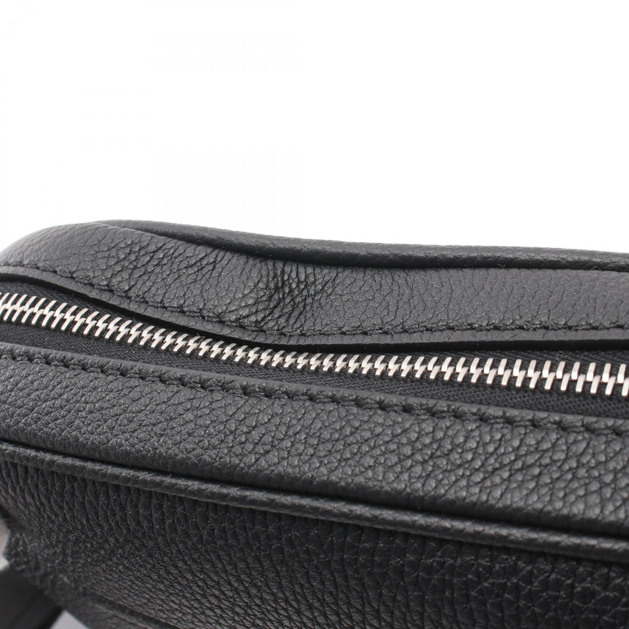 Fendi Black Leather Shoulder Bag