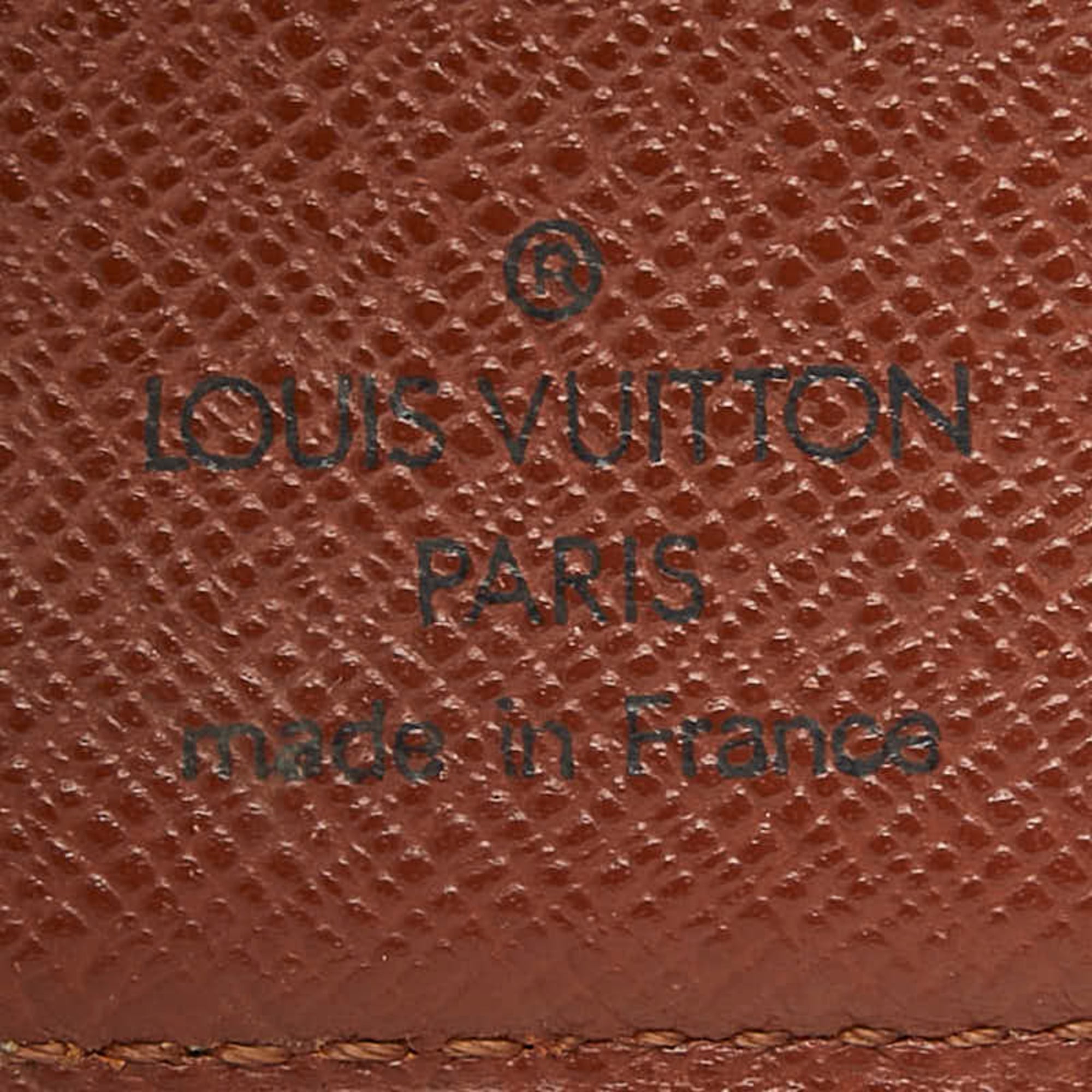 Louis Vuitton Brown Pvc Leather Wallet (Bi-Fold) (Pre-Owned)