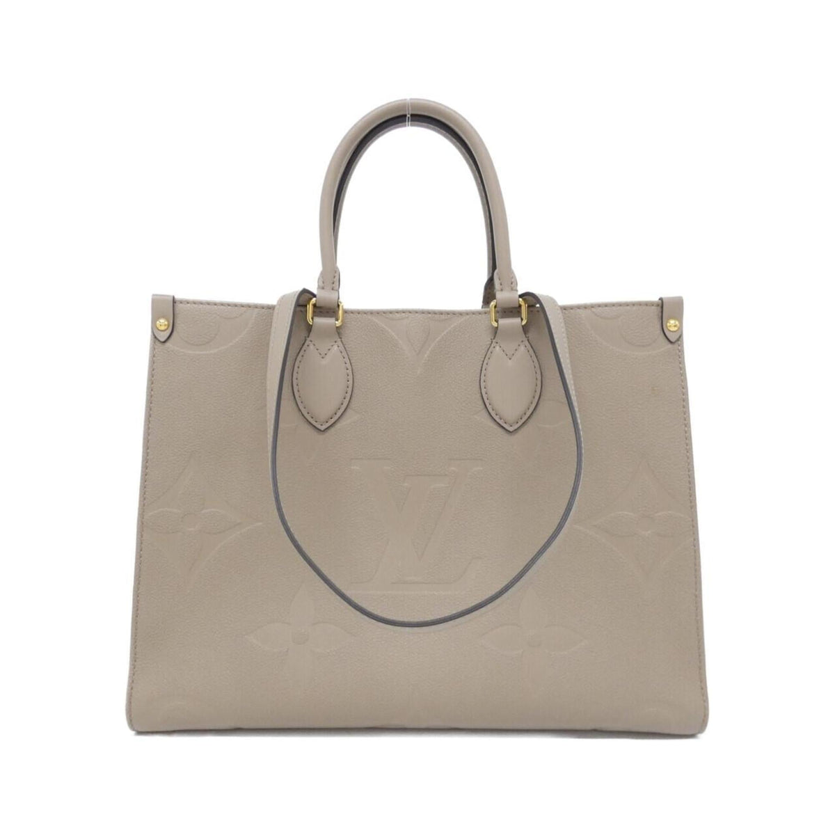 Louis Vuitton Tourterelle Leather Handbag (Pre-Owned)