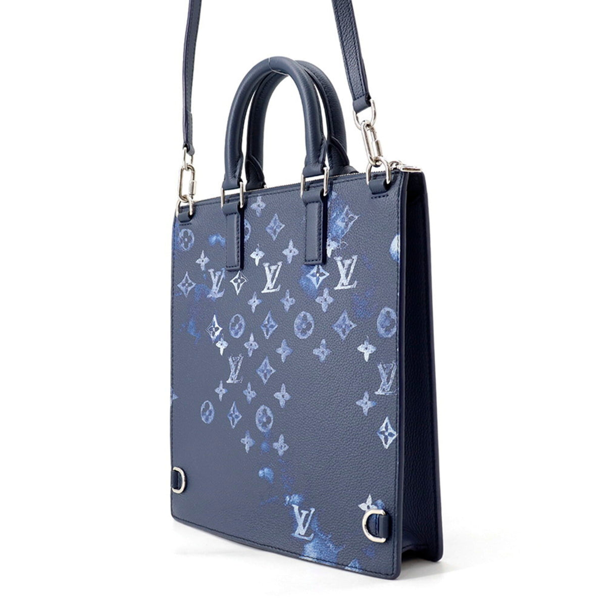 Louis Vuitton Navy Monogram Handbag (Pre-Owned)