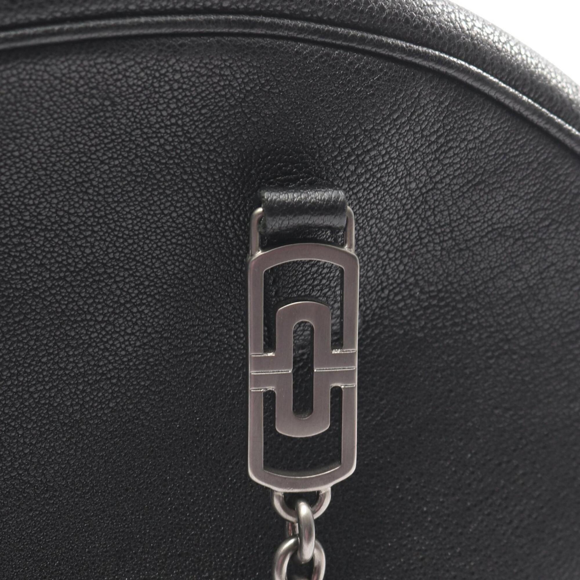 Bvlgari Black Leather Handbag Shoulder Bag (Pre-Owned)