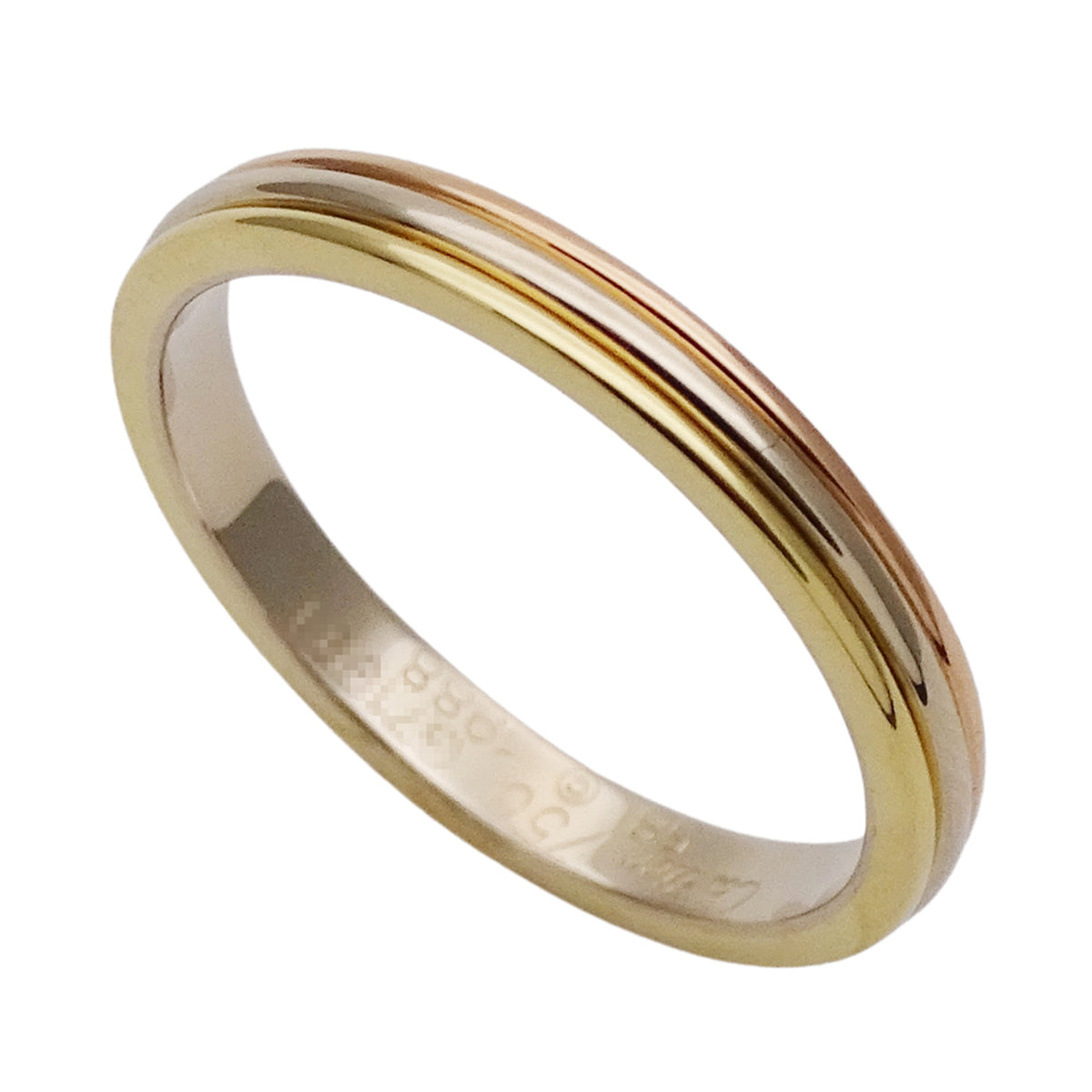 Cartier Pink Gold White Gold Yellow Gold Yellow Gold (18K) Pink Gold (18K) White Gold (18K) Band Ring (Pre-Owned)