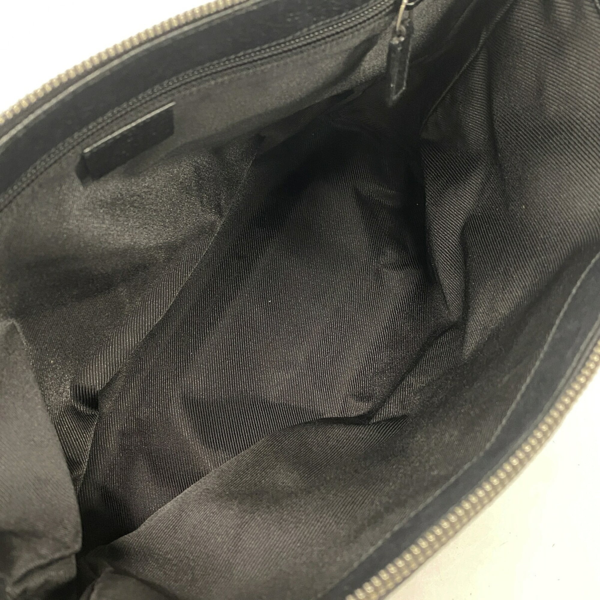 Gucci Black Canvas Shoulder Bag (Pre-Owned)