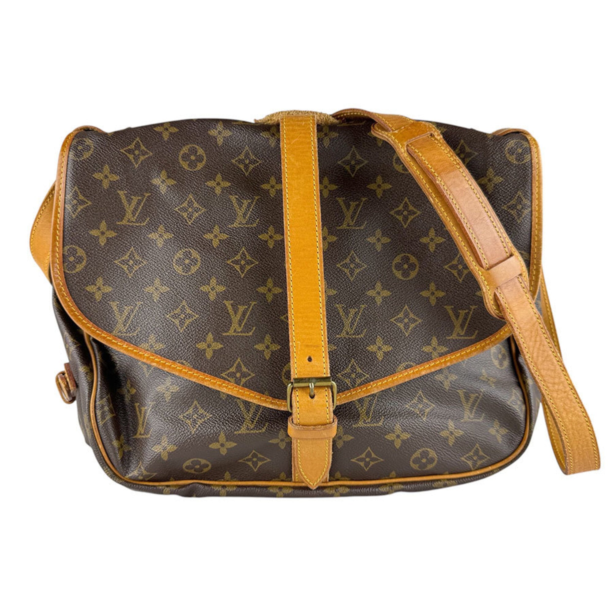 Louis Vuitton Brown Monogram Monogram Shoulder Bag (Pre-Owned)