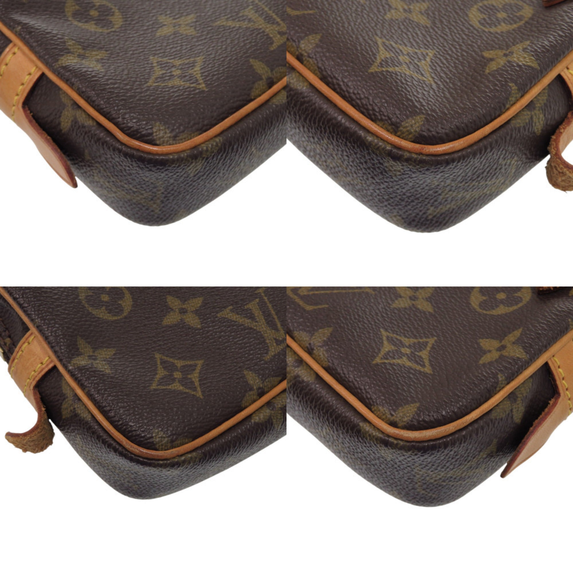 Louis Vuitton Brown Monogram Canvas Shoulder Bag (Pre-Owned)