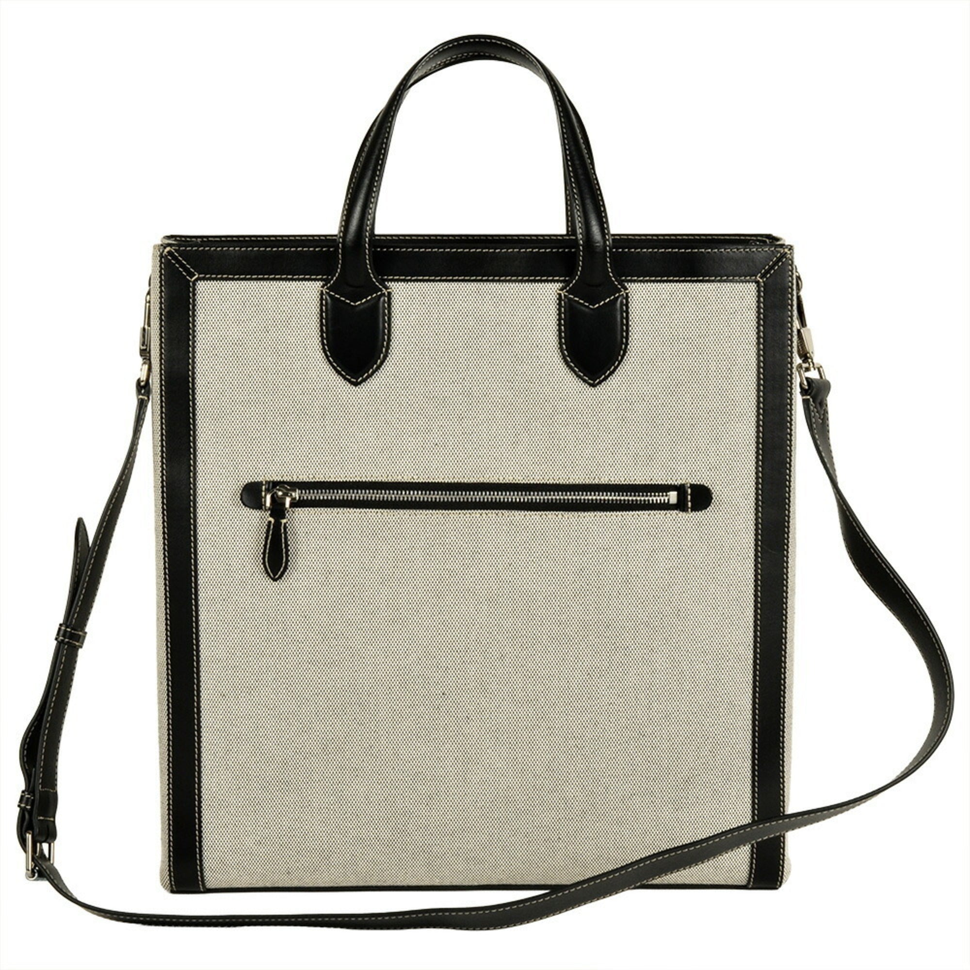 Burberry Black Canvas Shoulder Bag (Pre-Owned)