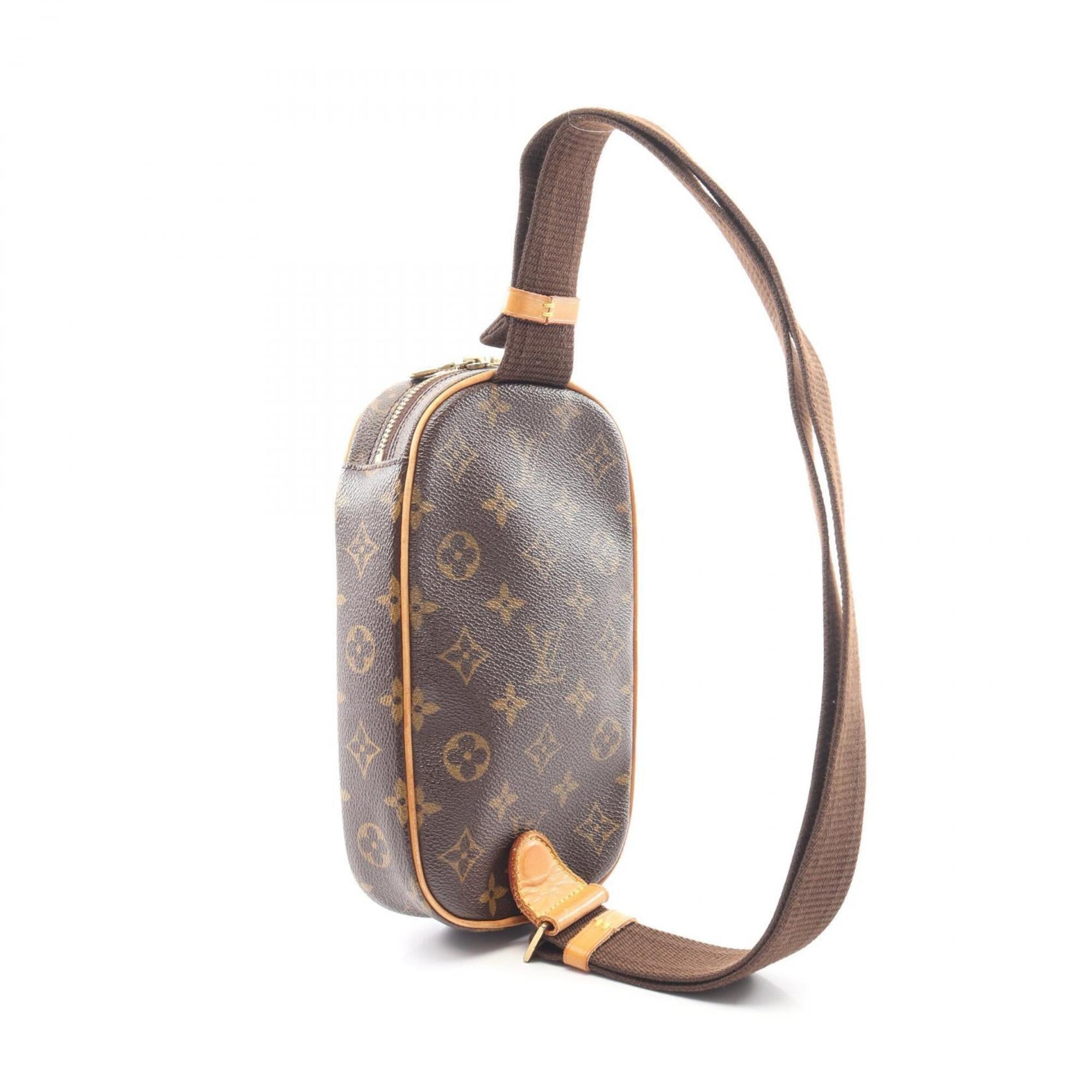 Louis Vuitton Brown Monogram Coated Canvas Leather Fanny Pack Sling Bag (Pre-Owned)